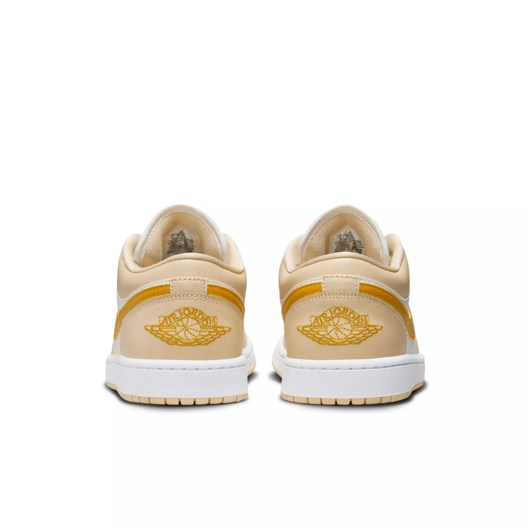 Jordan 1 Low "Sail/Yellow Ochre/Pale Vanilla/White" Women's Shoe - SAIL
