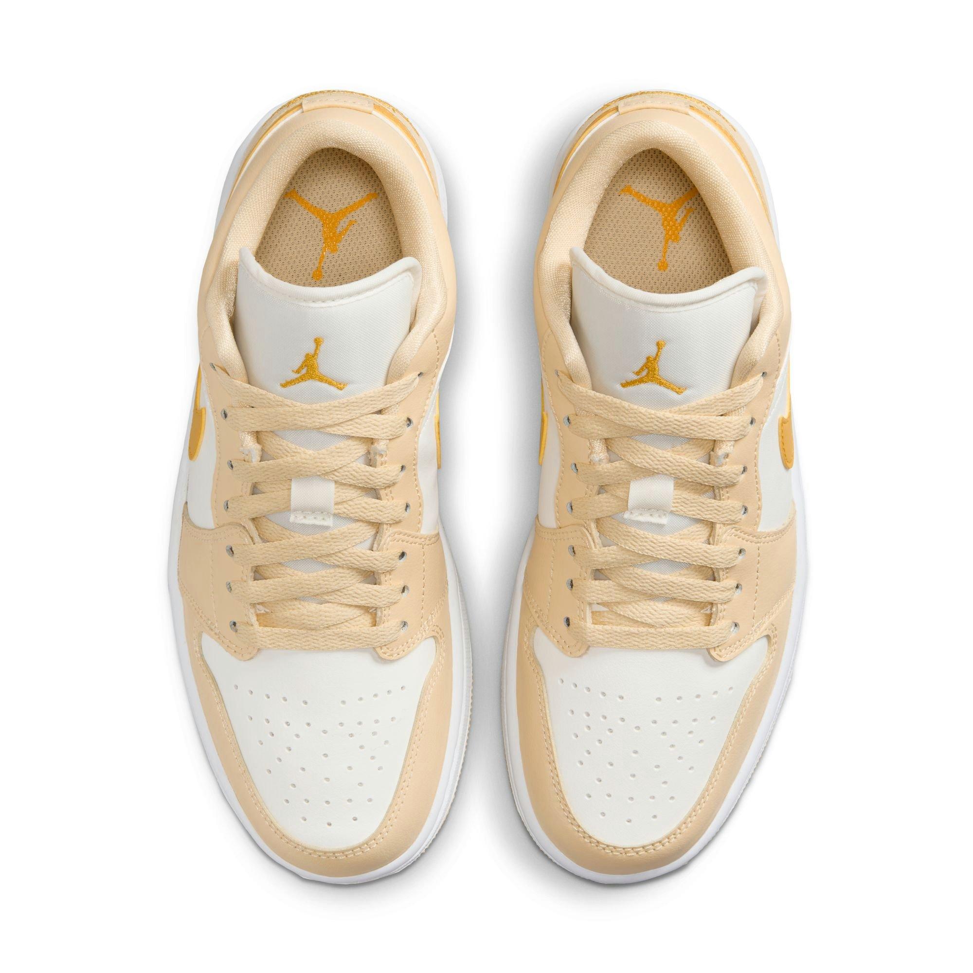 Jordan 1 Low "Sail/Yellow Ochre/Pale Vanilla/White" Women's Shoe - SAIL Thumbnail View 7