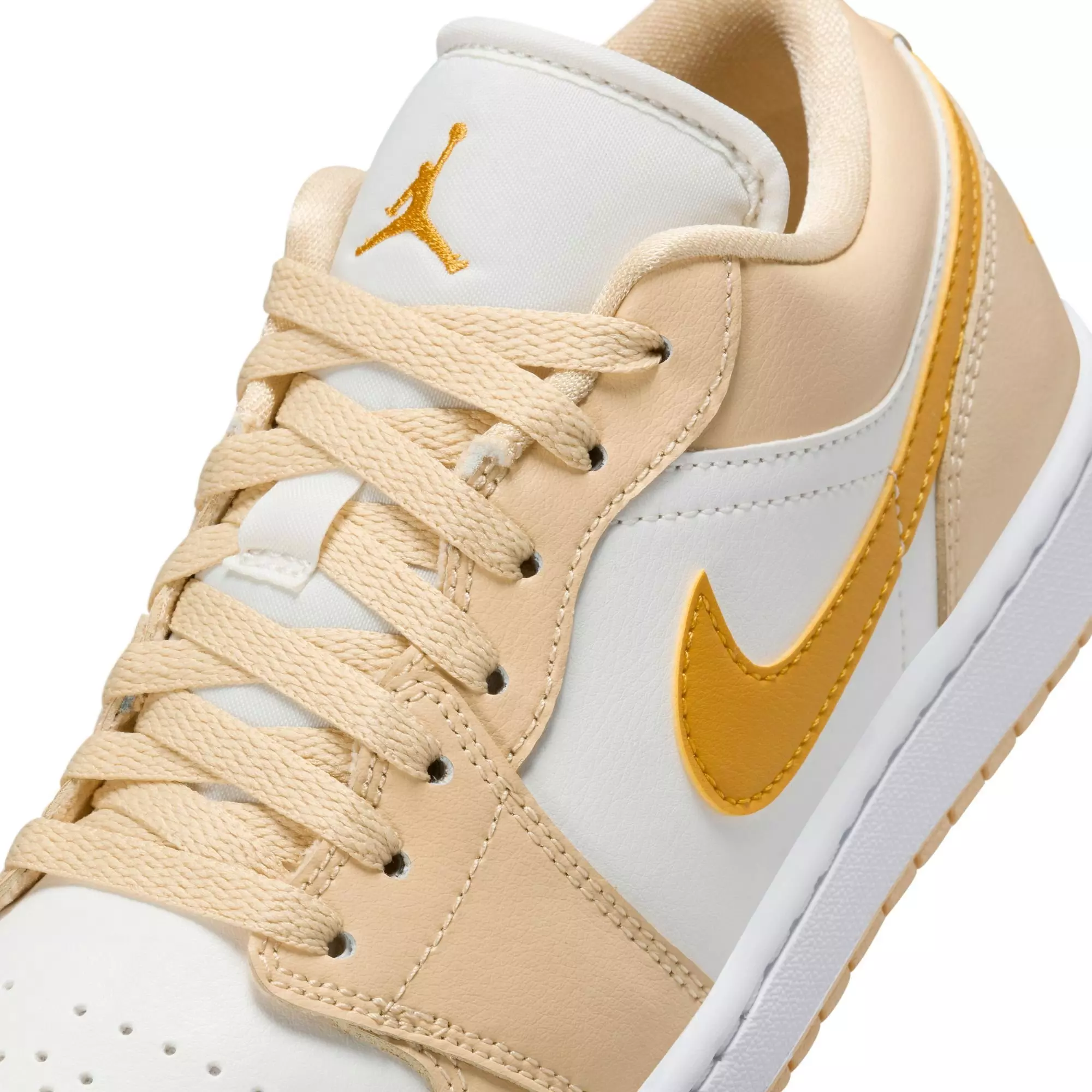 Jordan 1 Low "Sail/Yellow Ochre/Pale Vanilla/White" Women's Shoe - SAIL