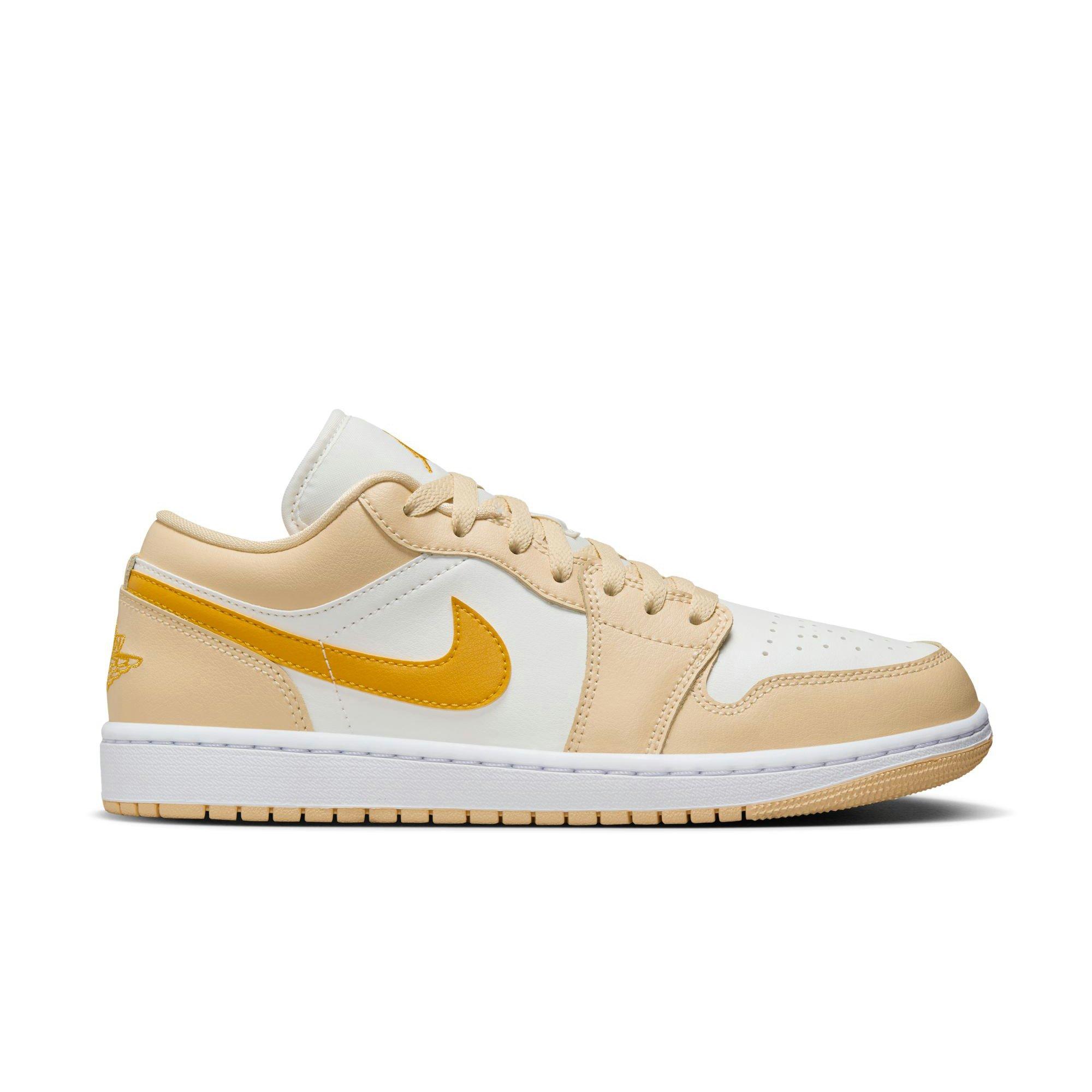 Jordan 1 Low "Sail/Yellow Ochre/Pale Vanilla/White" Women's Shoe - SAIL Thumbnail View 1