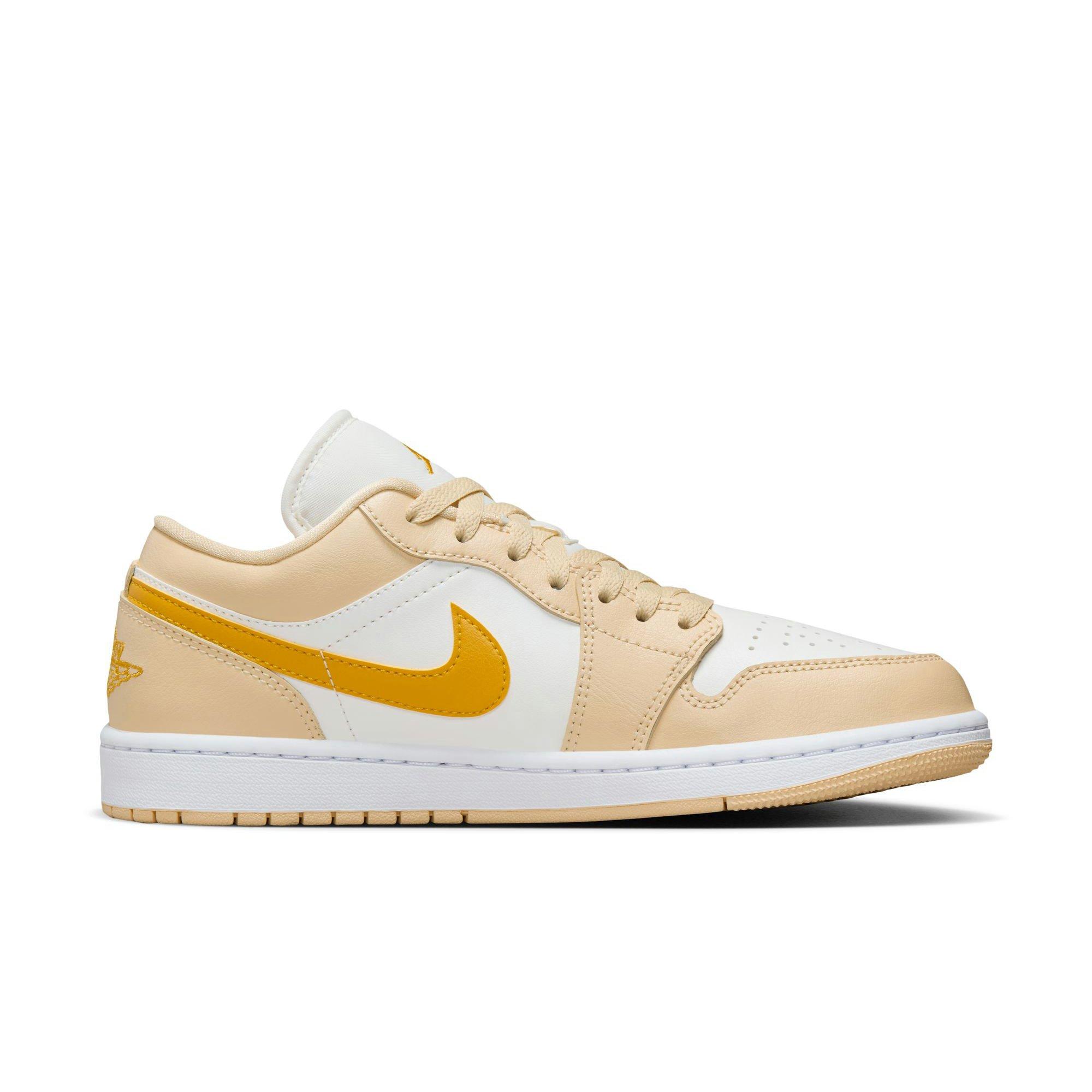 Jordan 1 Low "Sail/Yellow Ochre/Pale Vanilla/White" Women's Shoe - SAIL Thumbnail View 2