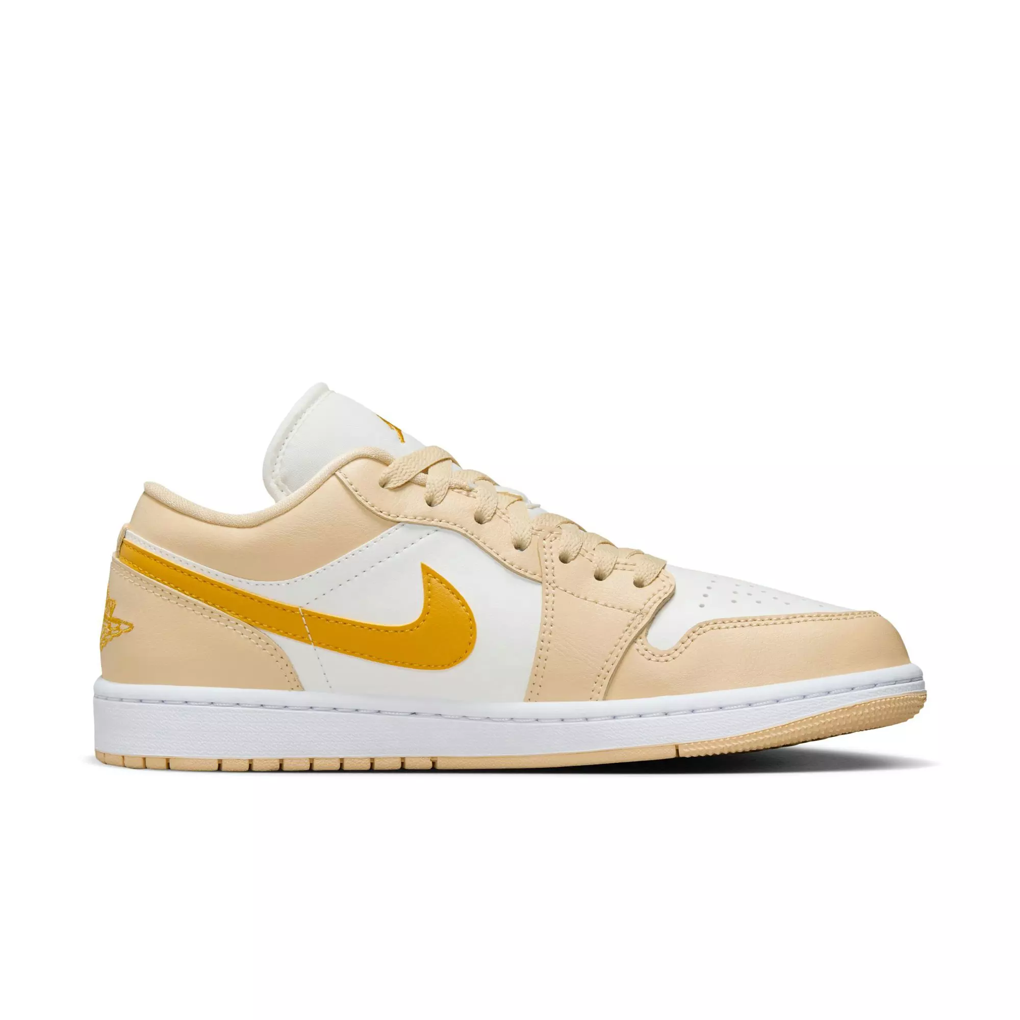 Jordan 1 Low "Sail/Yellow Ochre/Pale Vanilla/White" Women's Shoe - SAIL