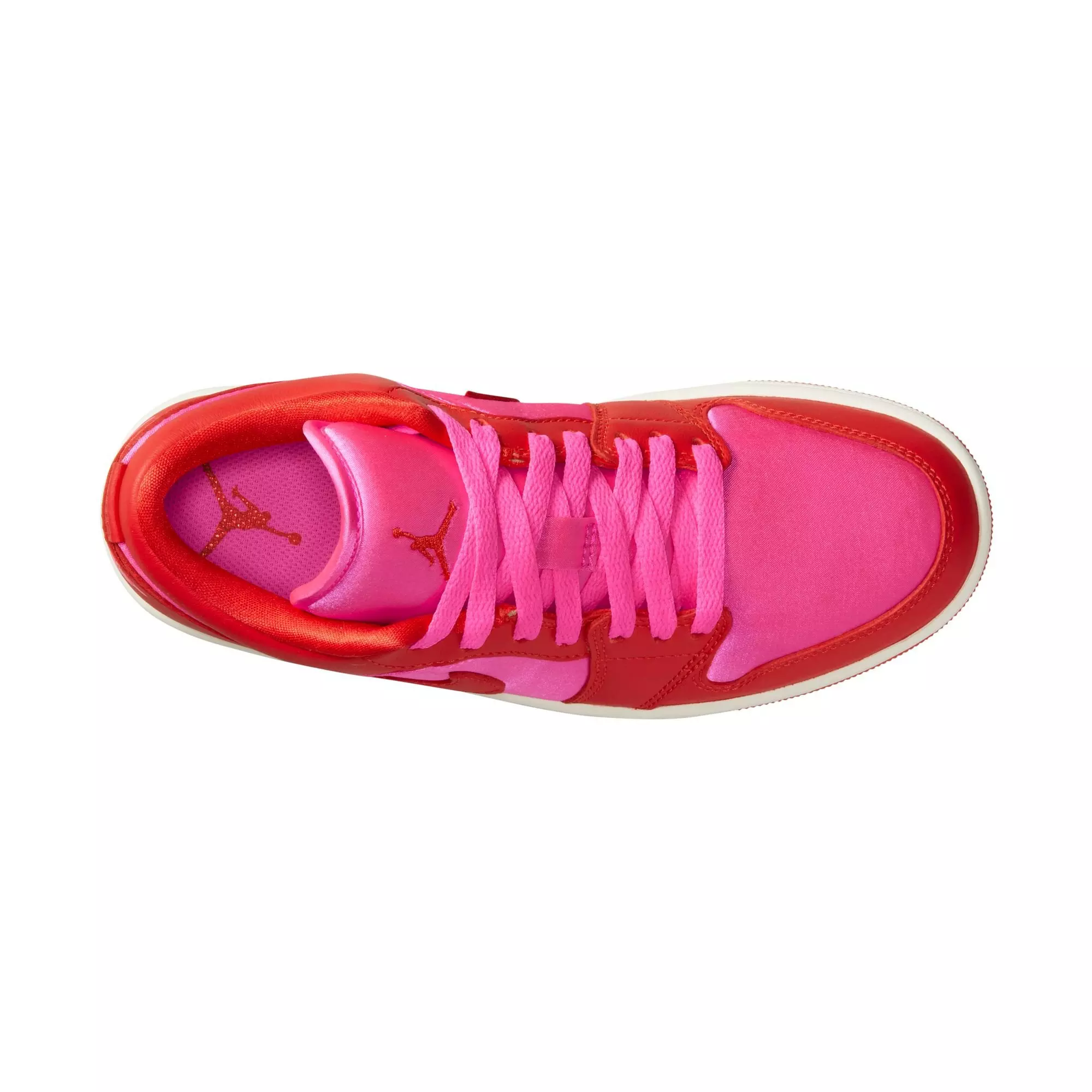 Jordan 1 Low SE "Pink Blast/Chile Red/Sail" Women's Shoe - PINK/RED