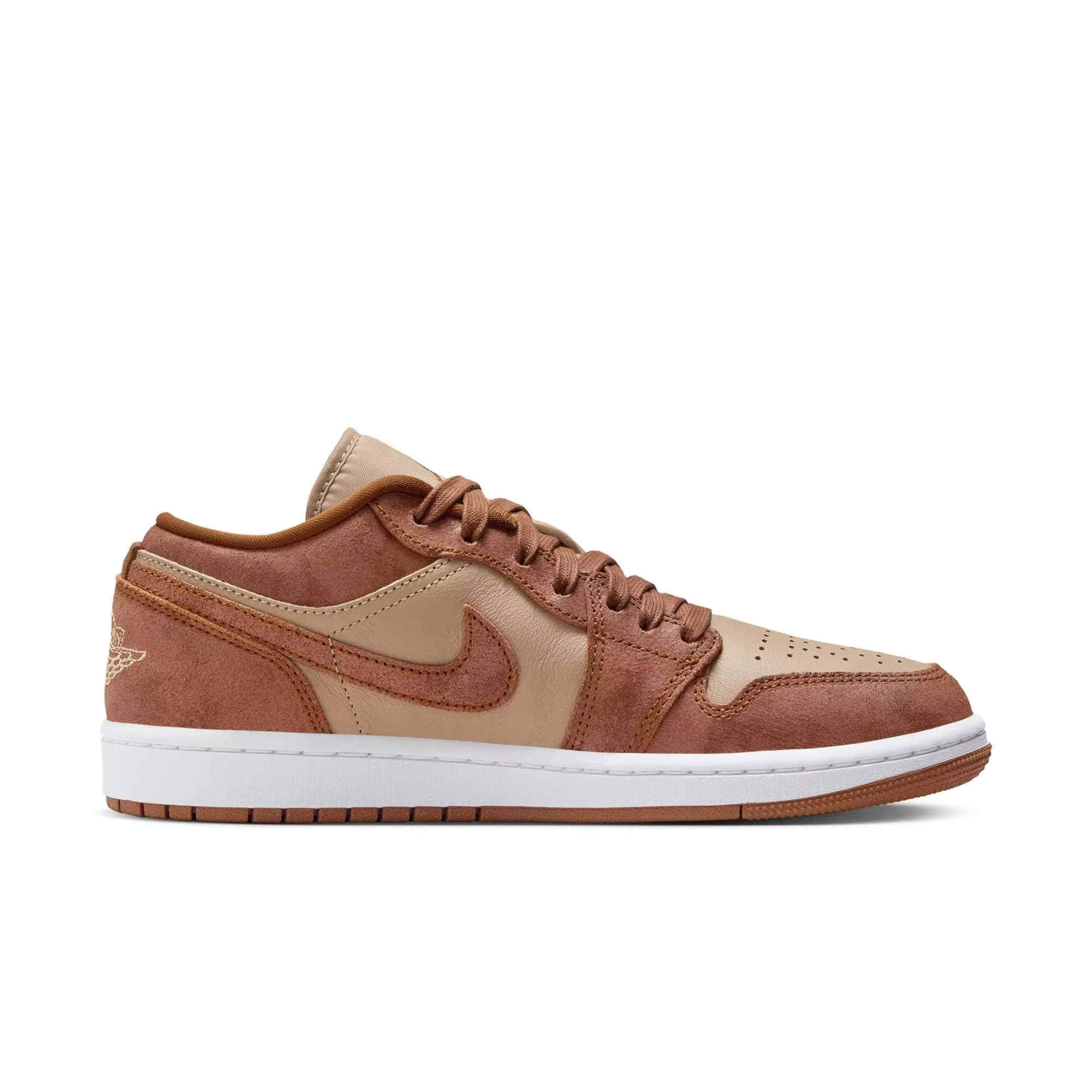 Jordan 1 Low SE "Legend MD Brown/Legend Coffee/Sail" Women's Shoe - BROWN