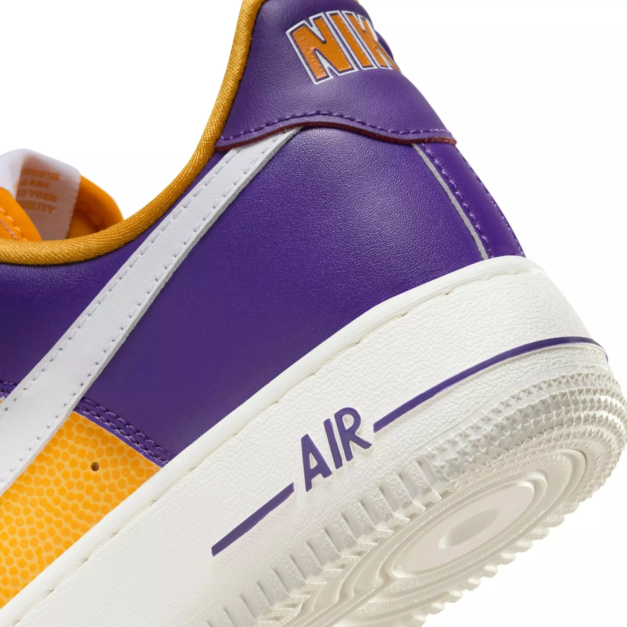 Nike Air Force 1 '07 SE "Court Purple/White/University Gold/Sail" Women's Shoe - PURPLE/GOLD