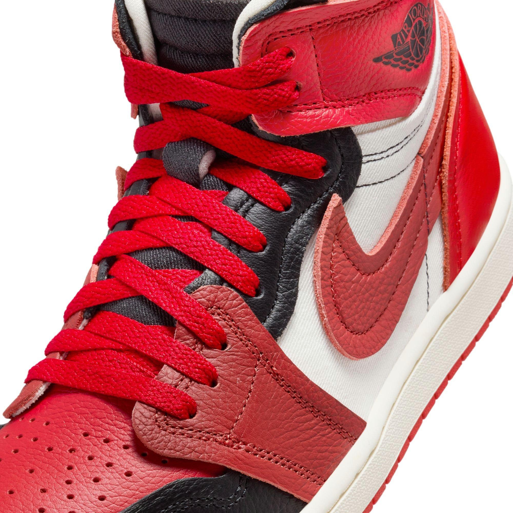 Jordan 1 High MM "Sport Red/Dune Red/Black/Sail" Women's Shoe - RED/BLACK Thumbnail View 9