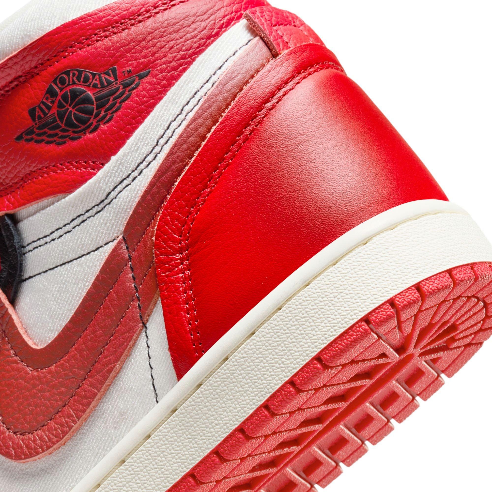 Jordan 1 High MM "Sport Red/Dune Red/Black/Sail" Women's Shoe - RED/BLACK Thumbnail View 10