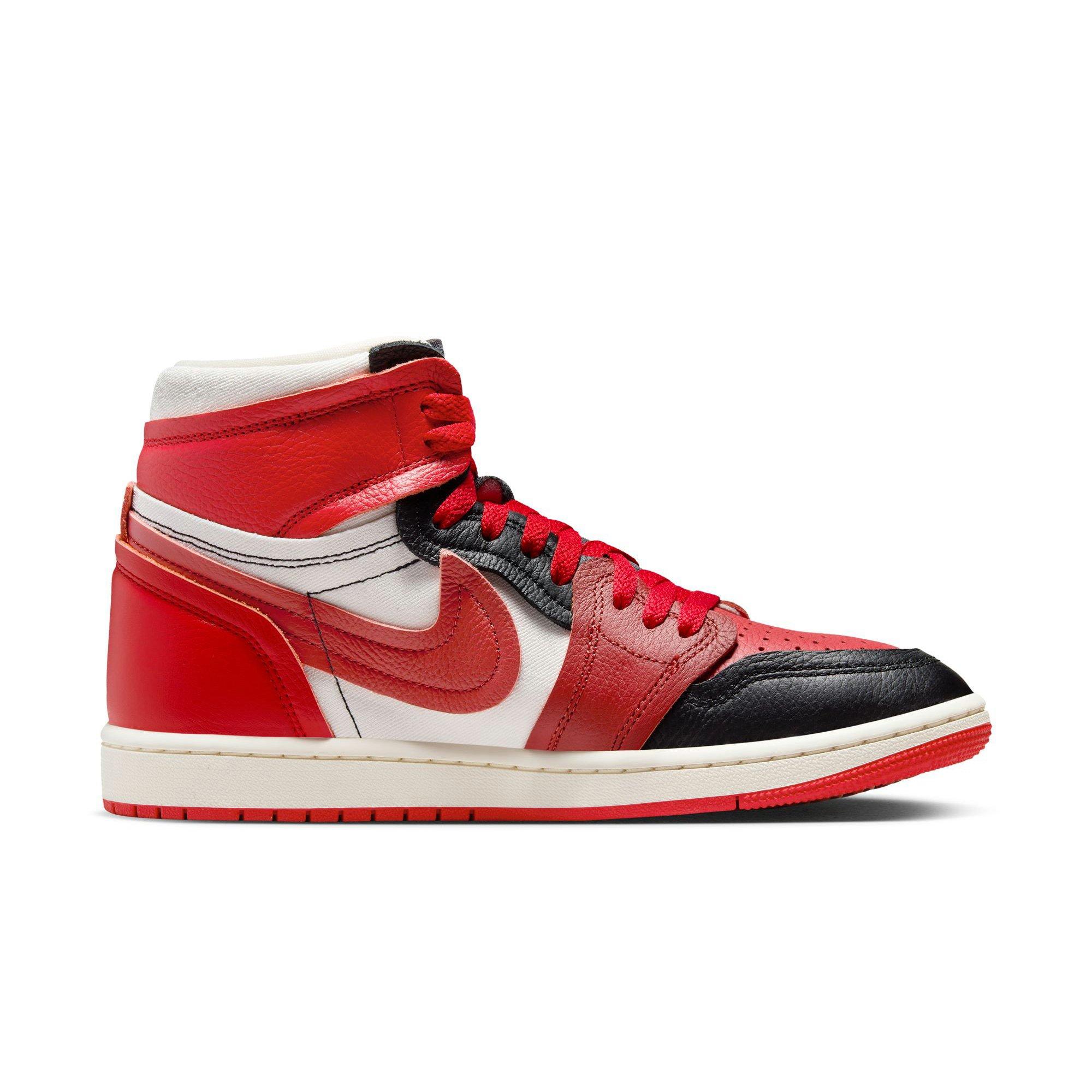 Jordan 1 High MM "Sport Red/Dune Red/Black/Sail" Women's Shoe - RED/BLACK Thumbnail View 2