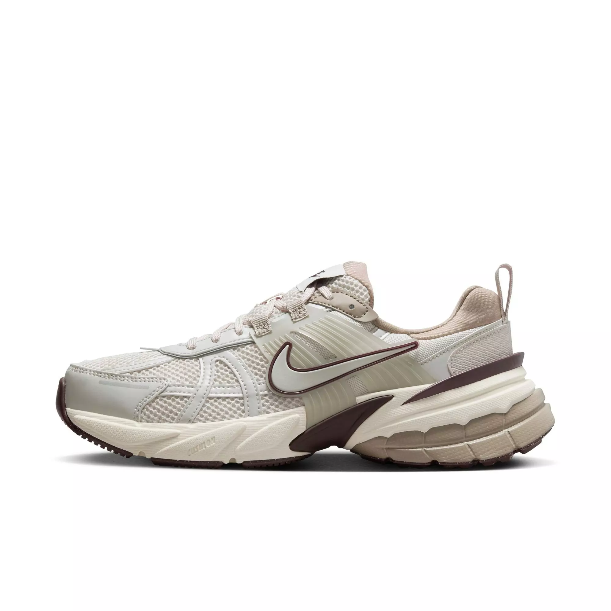 Nike V2K Run "Lt Orewood Brn/Light Bone/Khaki/Earth" Women's Shoe - TAN