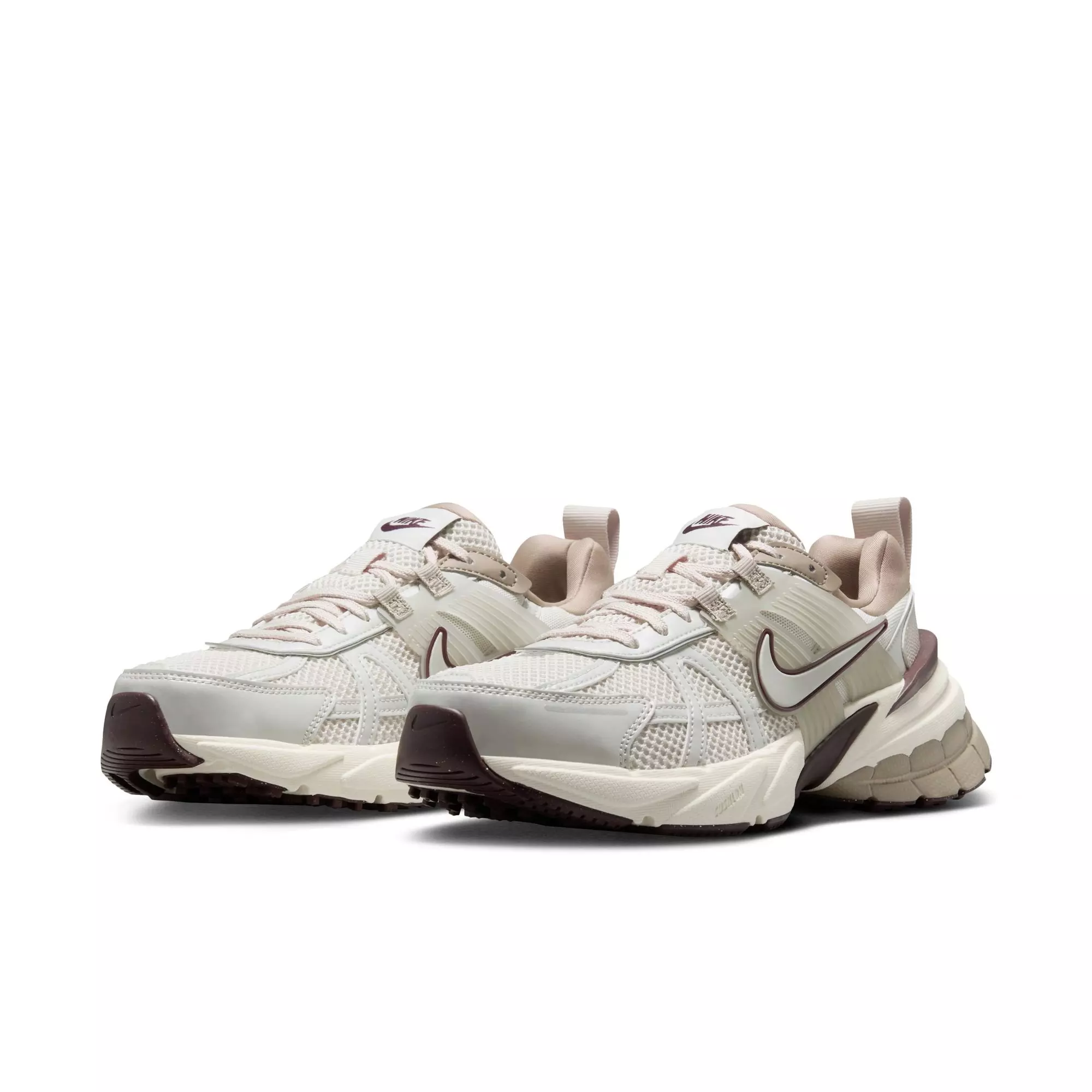 Nike V2K Run "Lt Orewood Brn/Light Bone/Khaki/Earth" Women's Shoe - TAN