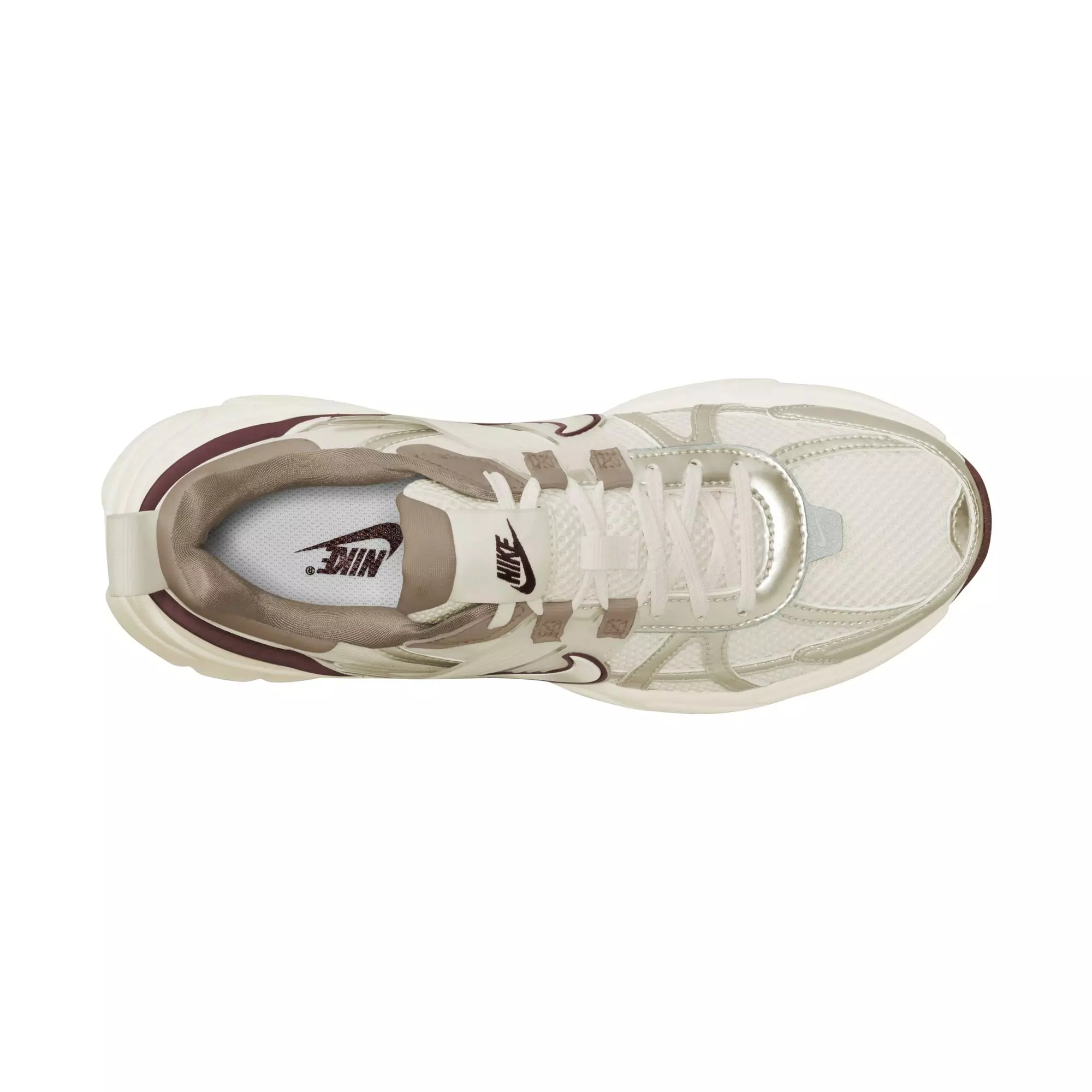 Nike V2K Run "Lt Orewood Brn/Light Bone/Khaki/Earth" Women's Shoe - TAN