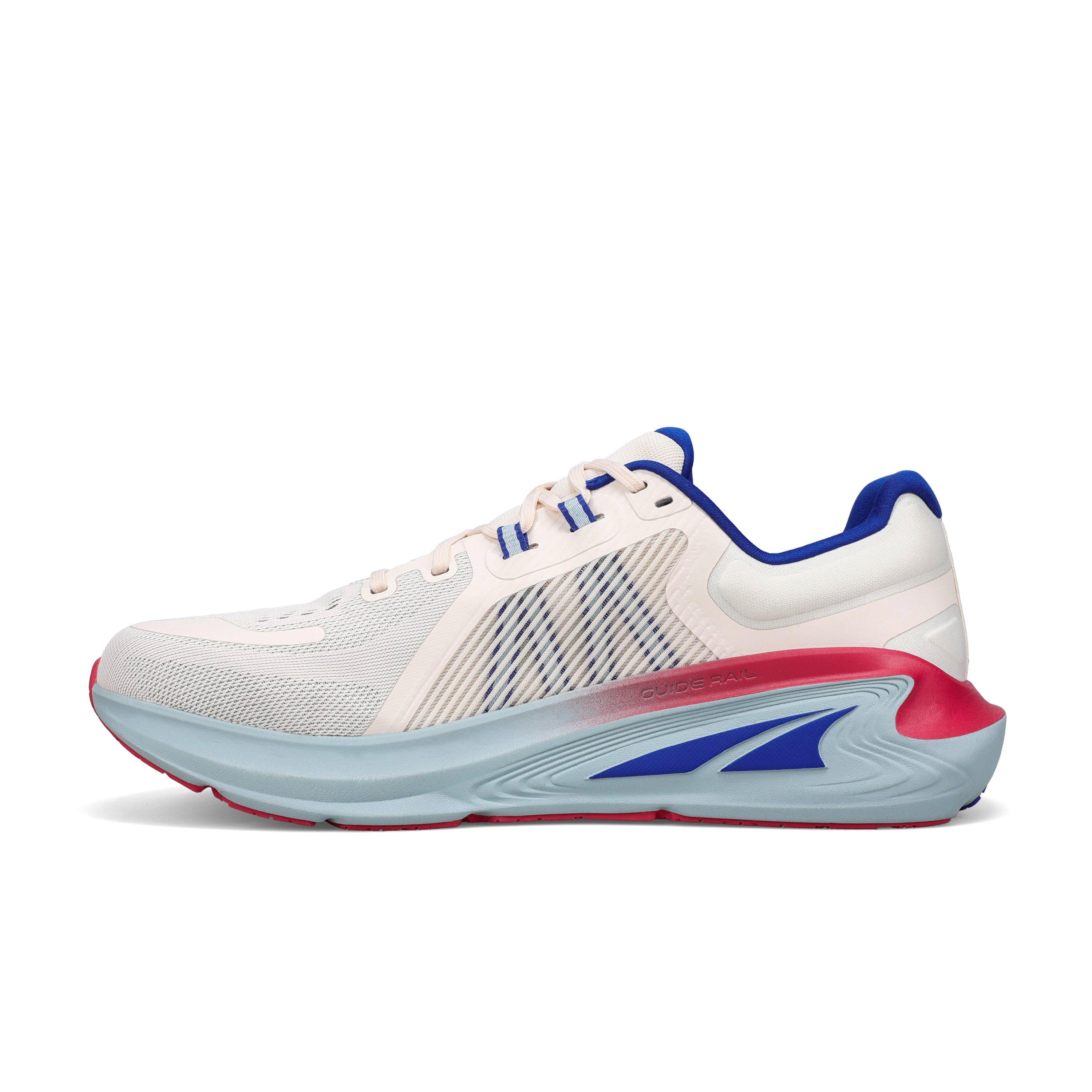 Altra Paradigm 7 "White/Blue/Red" Men's Running Shoe - WHITE/BLACK Thumbnail View 2