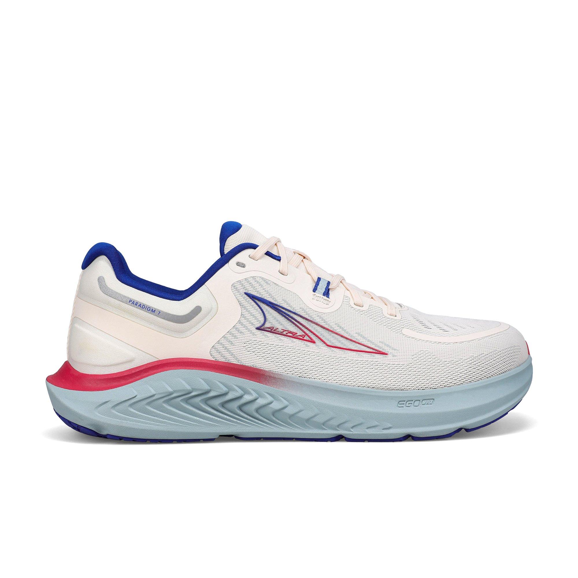 Altra Paradigm 7 "White/Blue/Red" Men's Running Shoe - WHITE/BLACK Thumbnail View 1