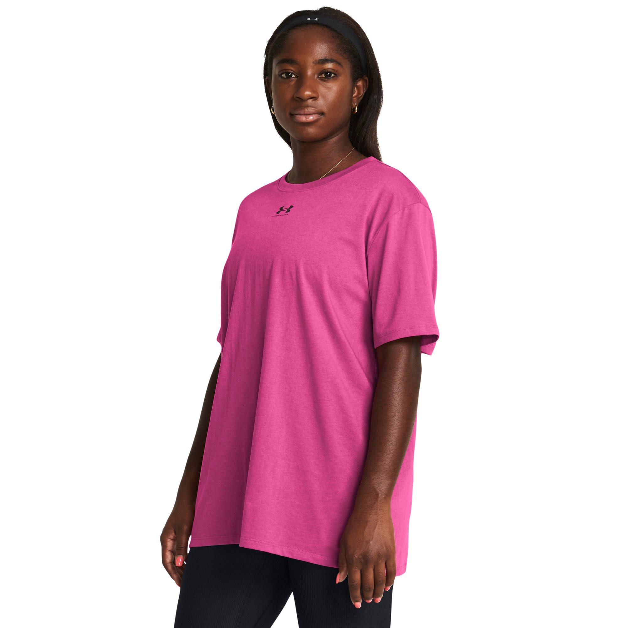 Under Armour Women's Campus Oversized Tee - Astro Pink - PINK Thumbnail View 1