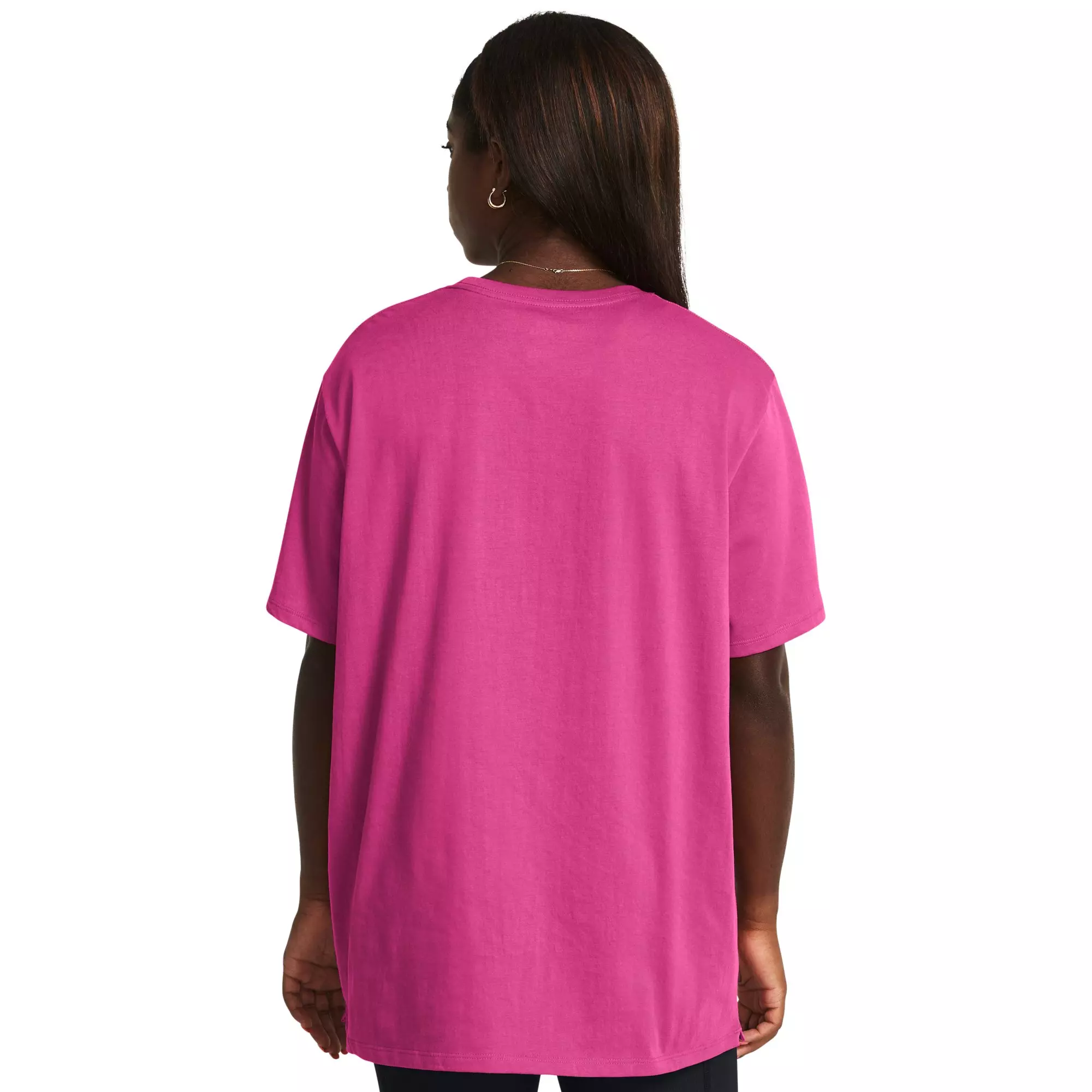 Under Armour Women's Campus Oversized Tee - Astro Pink - PINK