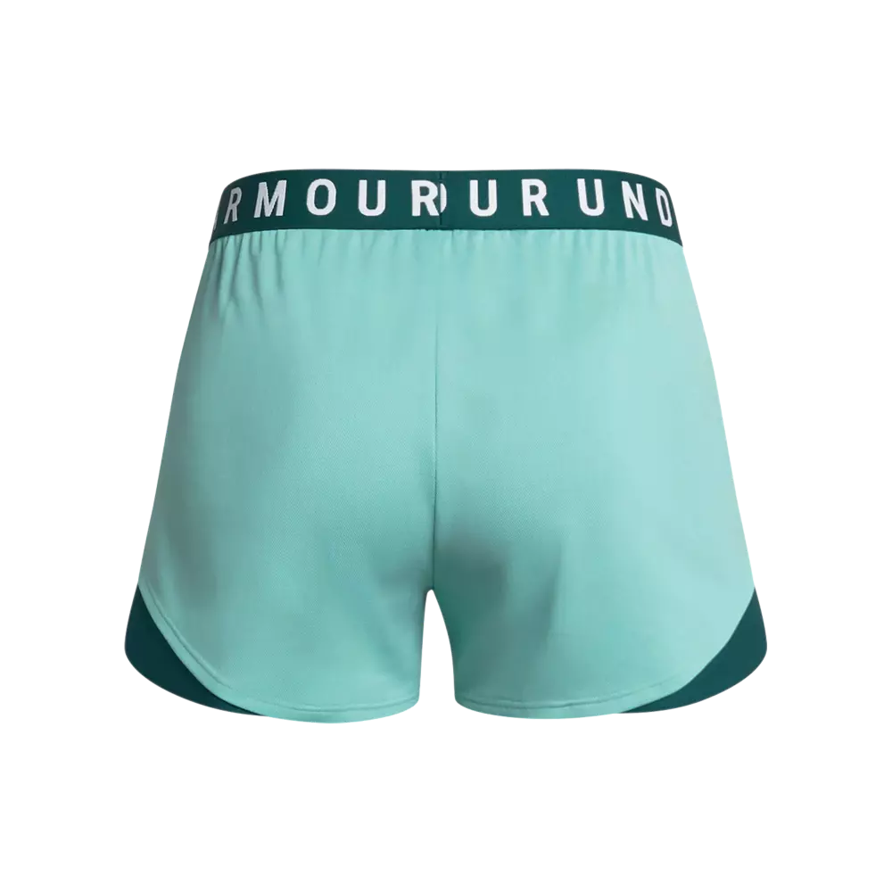 Under Armour Women's Play Up 3.0 Twist Shorts - TURQUOISE