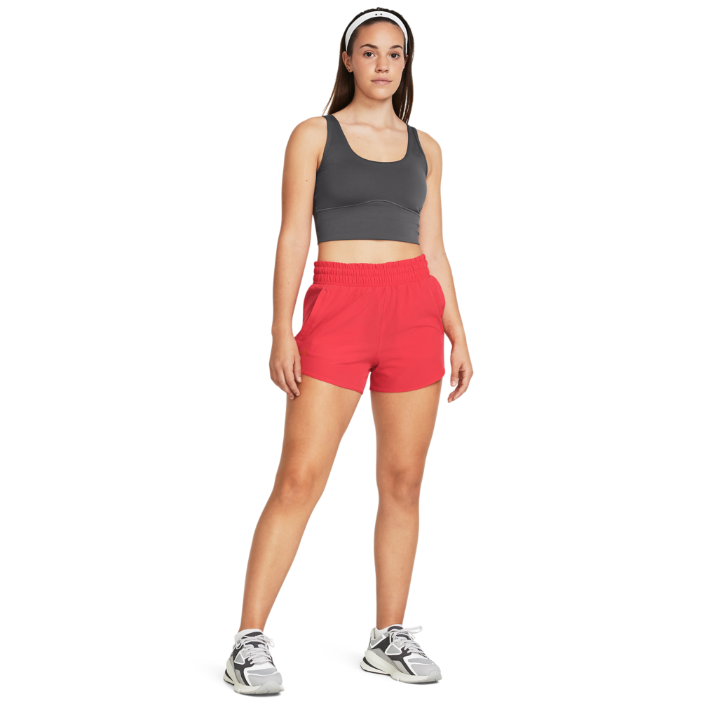 Under Armour Women's Flex Woven 3" Shorts - RED Thumbnail View 4