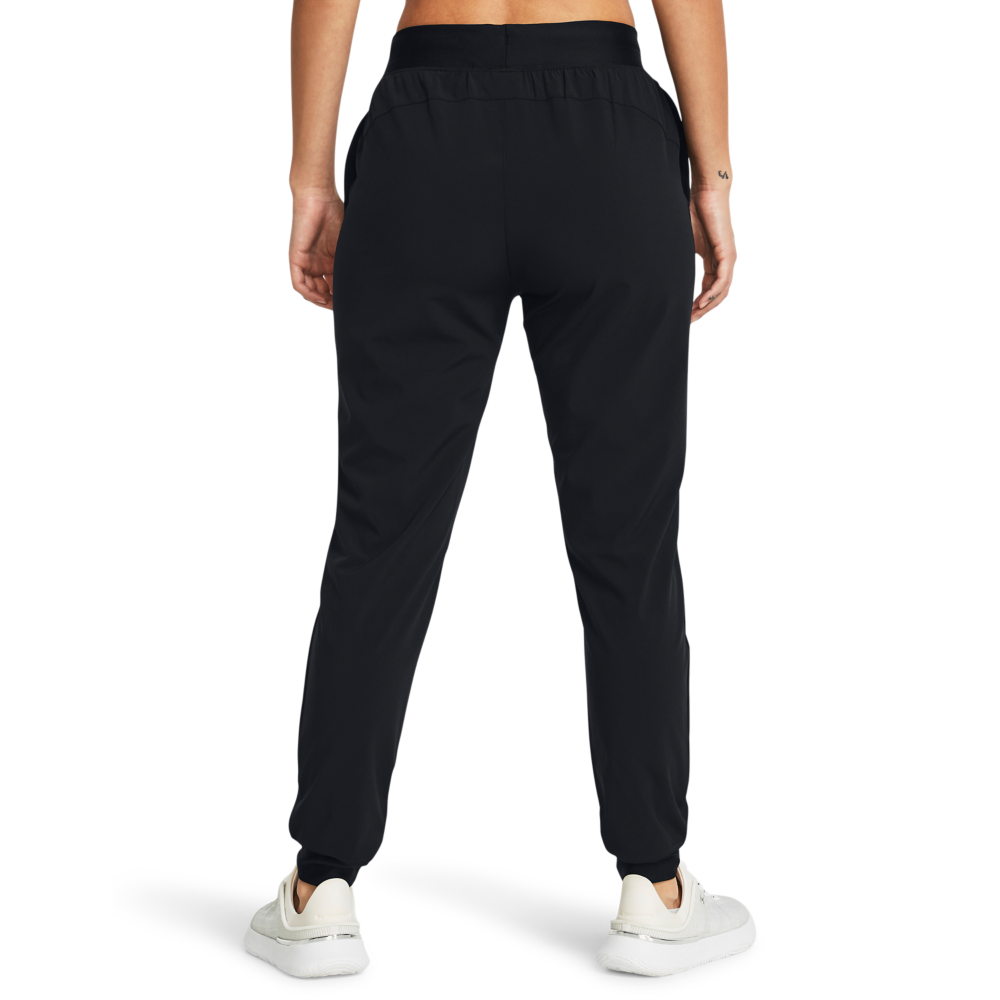 Under Armour Women's Sport Woven Pants - BLACK Thumbnail View 2