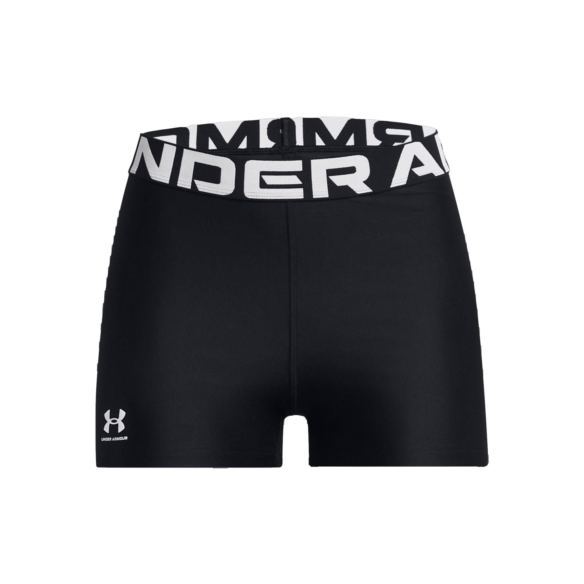 Under Armour Women's HeatGear Mid Shorty - BLACK Thumbnail View 5