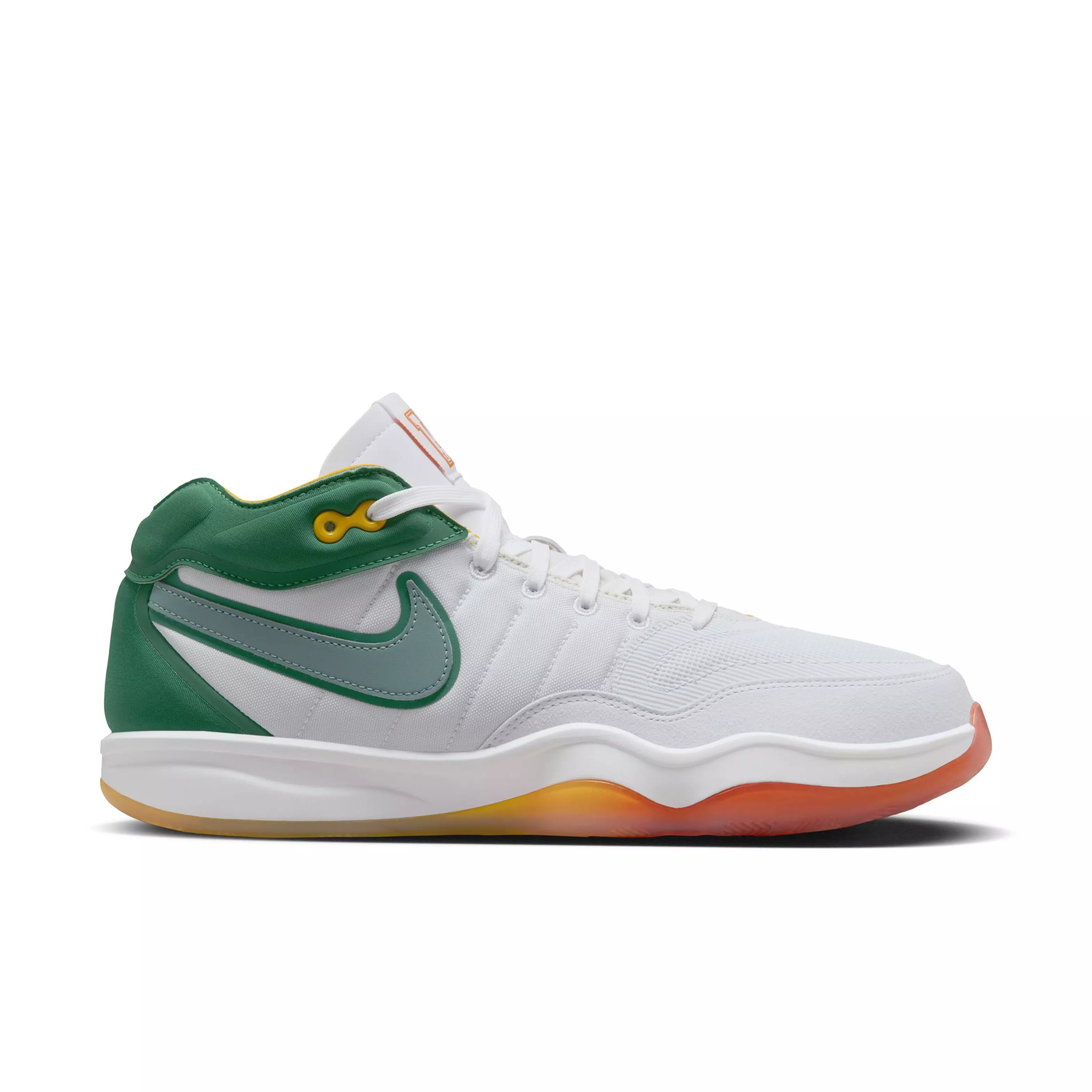 Nike G.T. Hustle 2 "Swoosh" Men's Basketball Shoe - WHITE/GREEN