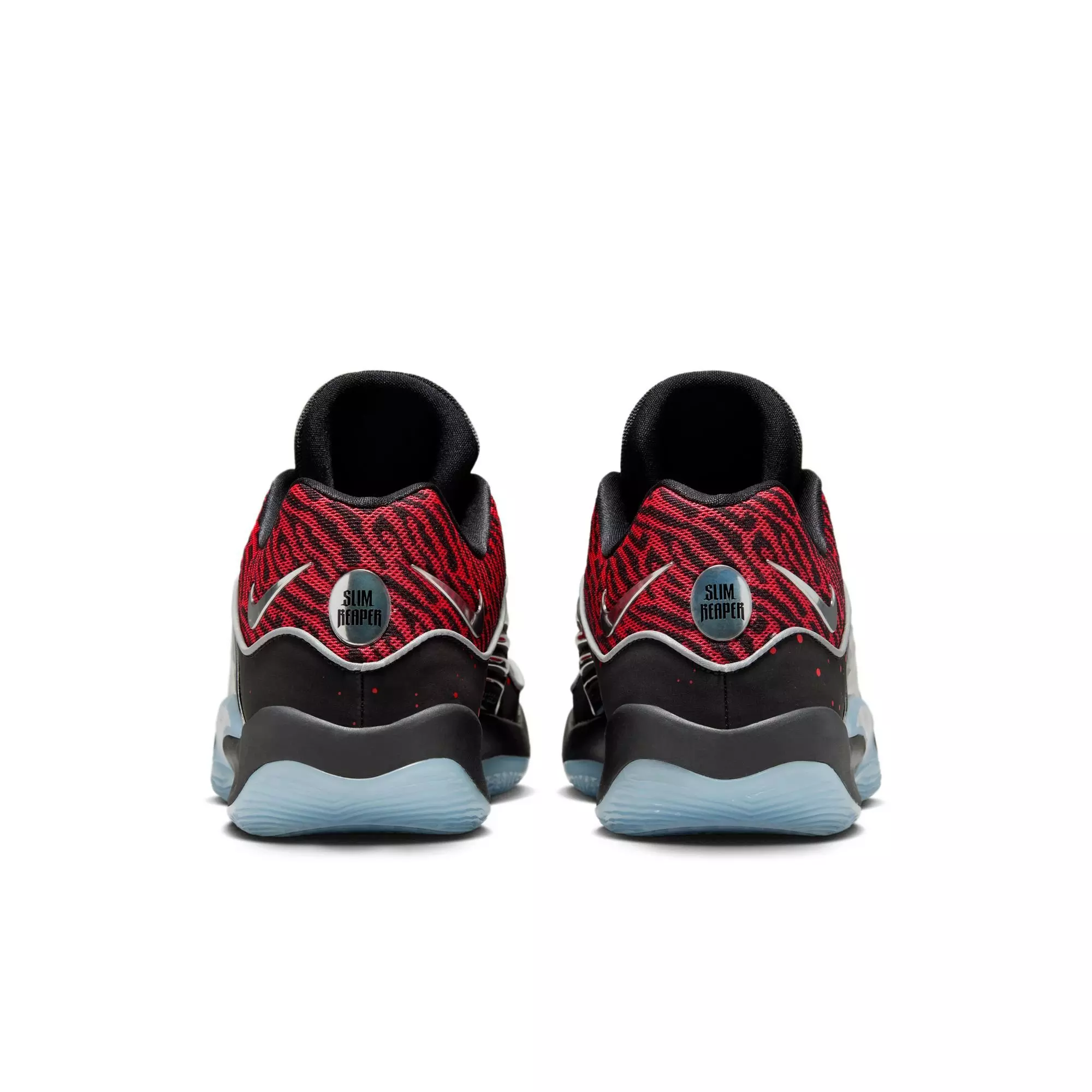 Nike KD16 "Slim Reaper" Men's Basketball Shoe -  BLACK/METALLIC SILVER/BRIGHT CRIMSON
