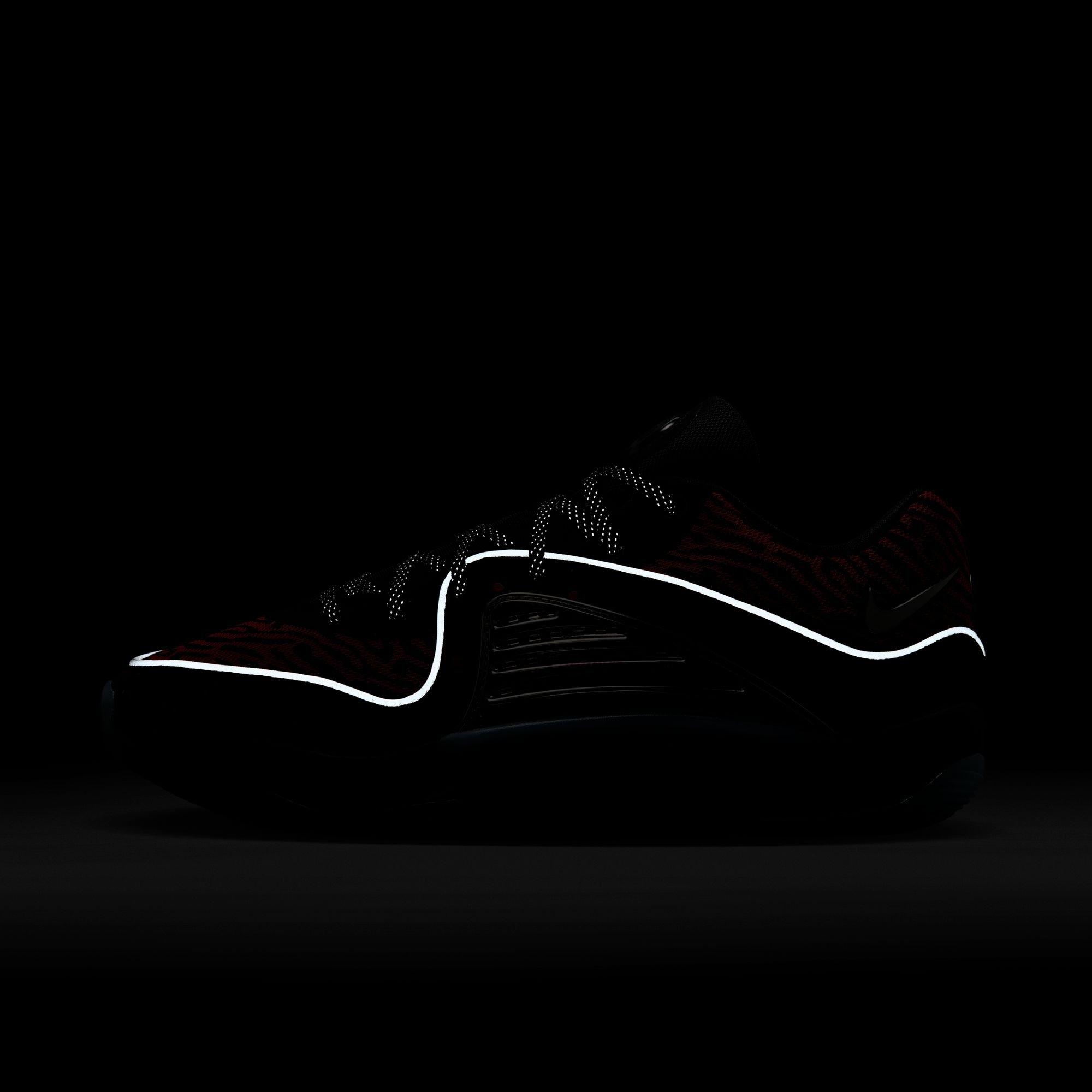 Nike KD16 "Slim Reaper" Men's Basketball Shoe -  BLACK/METALLIC SILVER/BRIGHT CRIMSON Thumbnail View 7