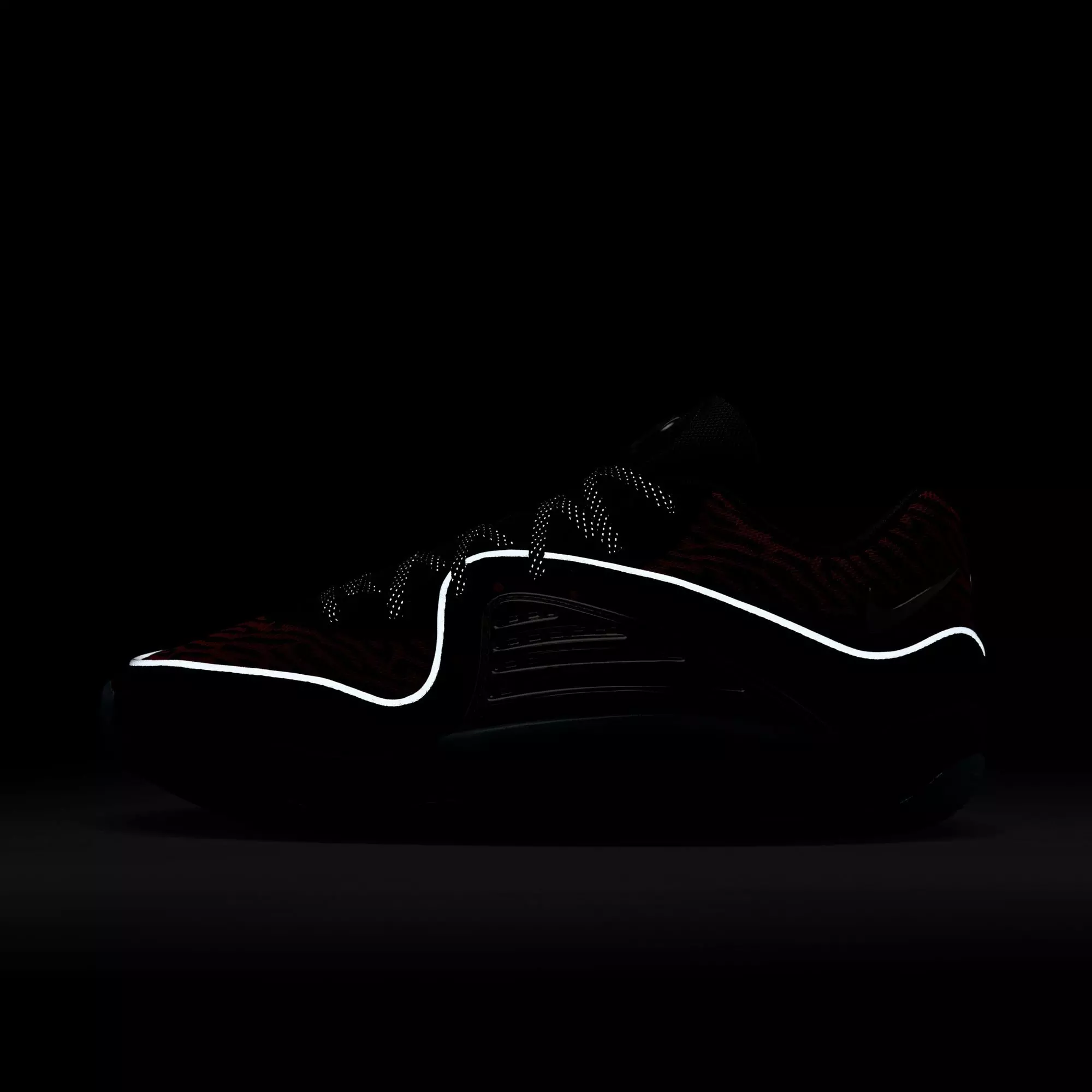 Nike KD16 "Slim Reaper" Men's Basketball Shoe -  BLACK/METALLIC SILVER/BRIGHT CRIMSON