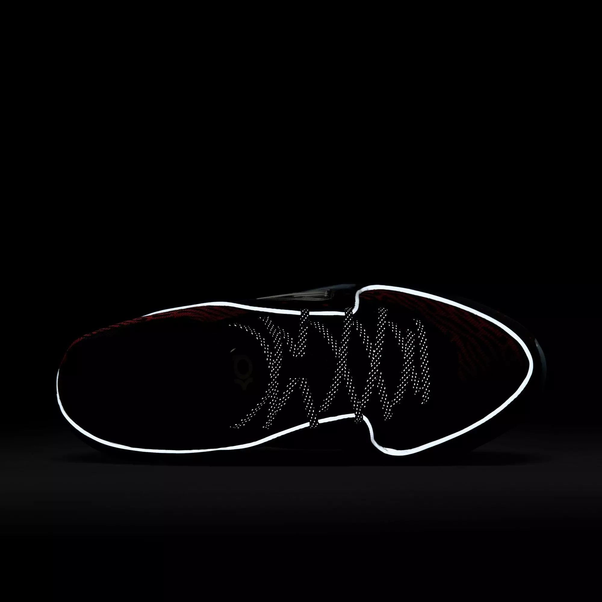 Nike KD16 "Slim Reaper" Men's Basketball Shoe -  BLACK/METALLIC SILVER/BRIGHT CRIMSON