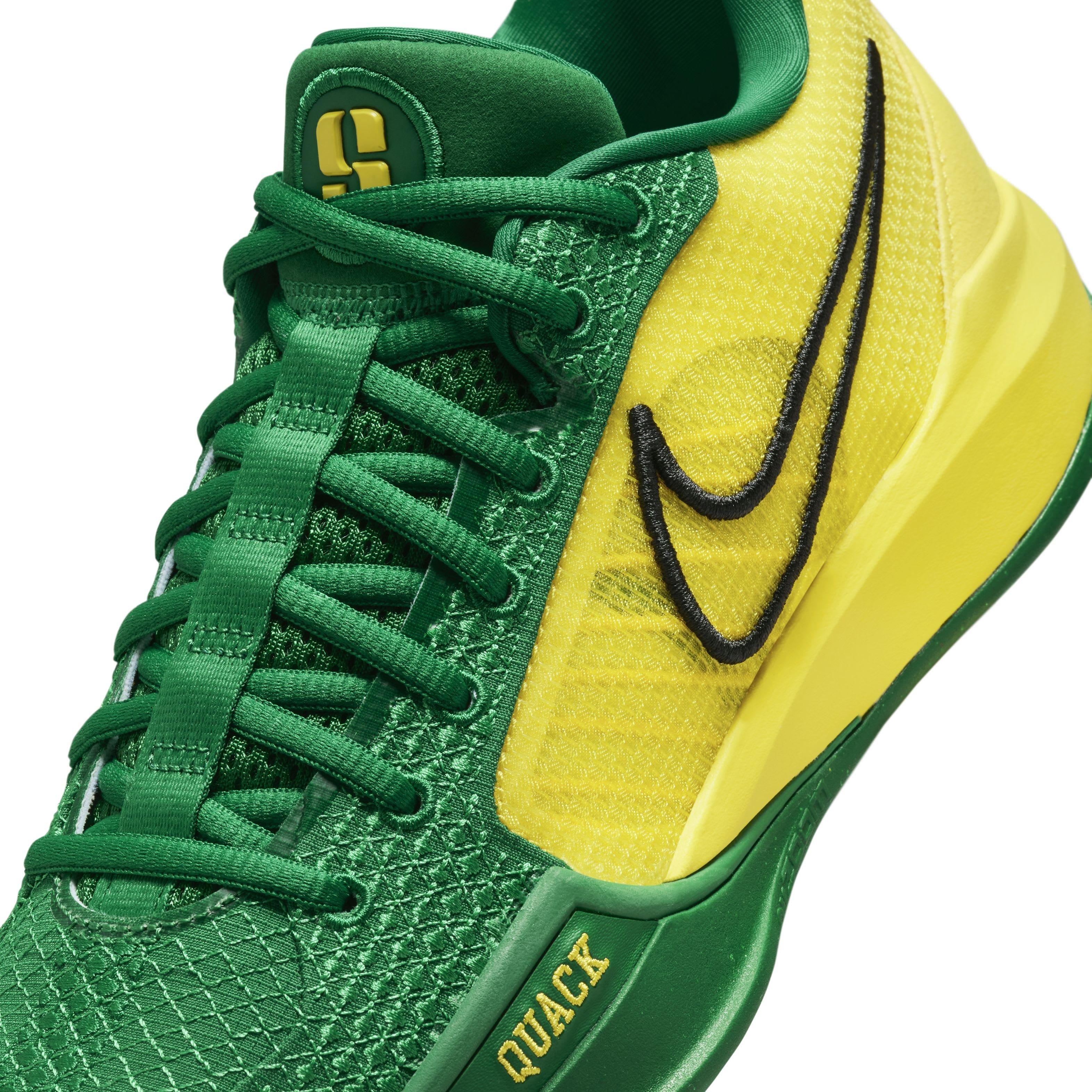 Nike Sabrina 1 "Debut" Basketball Shoe - YELLOW/GREEN Thumbnail View 3