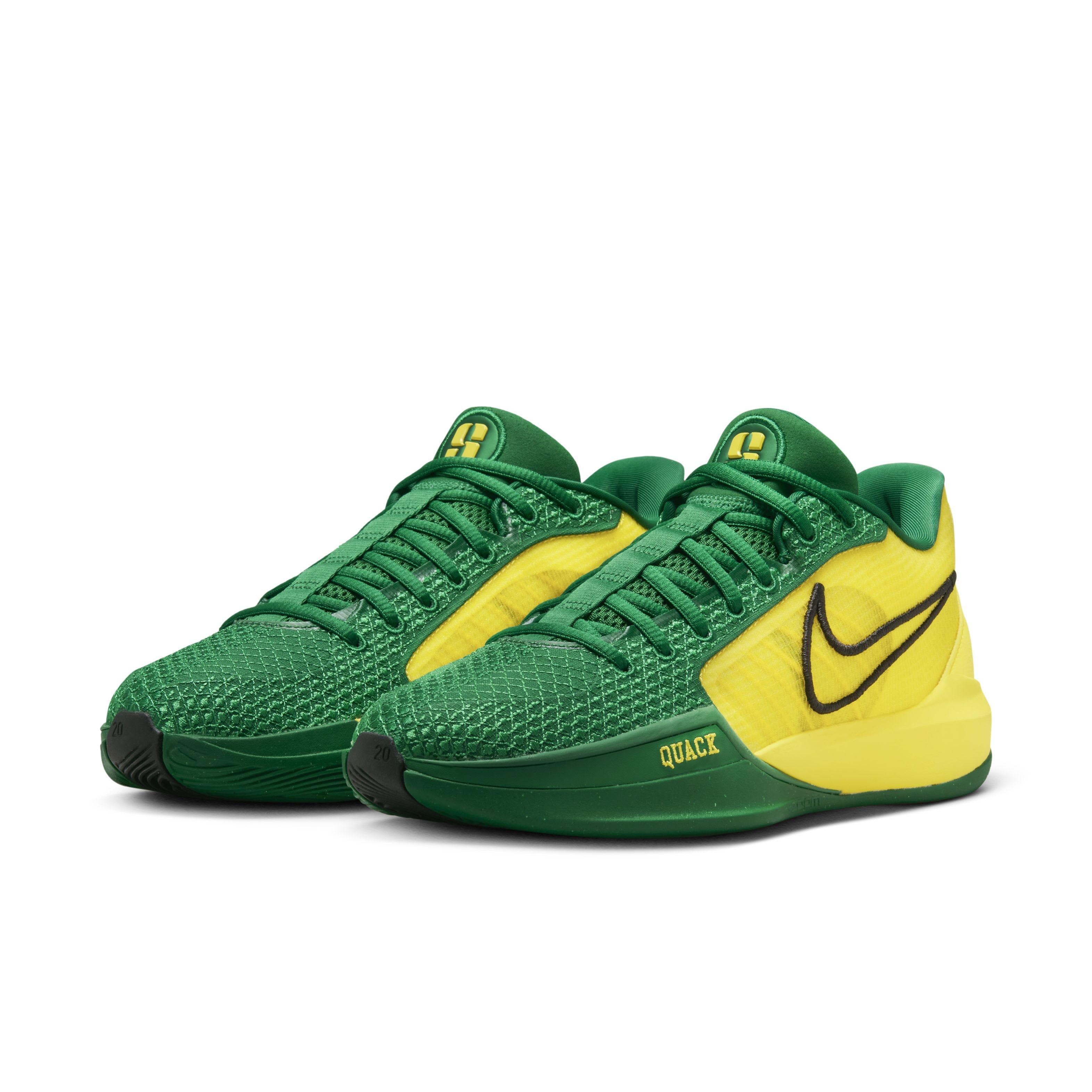 Nike Sabrina 1 "Debut" Basketball Shoe - YELLOW/GREEN Thumbnail View 5