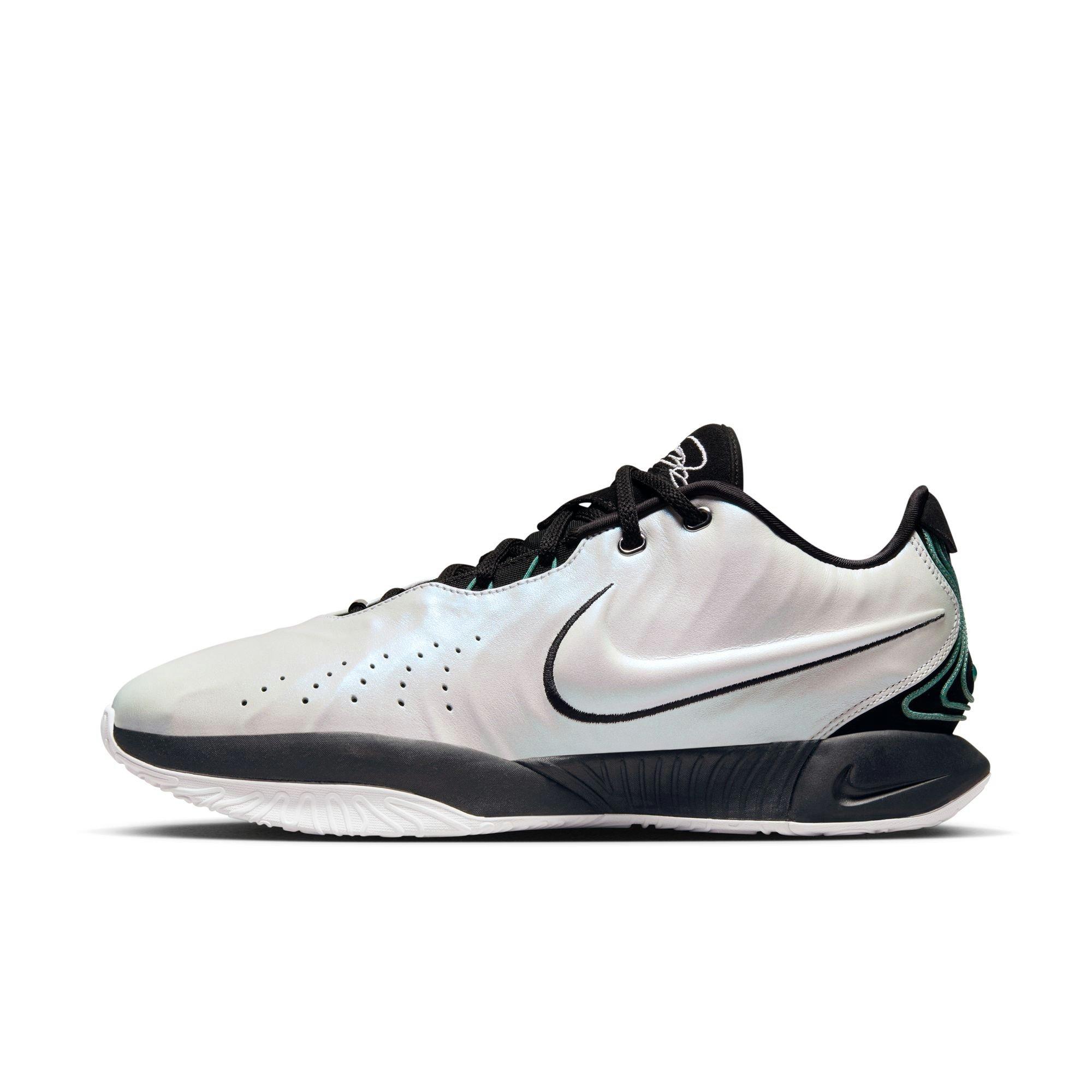 Nike LeBron XXI "Conchiolin" Men's Basketball Shoe - WHITE/BLACK/BICOASTAL Thumbnail View 6