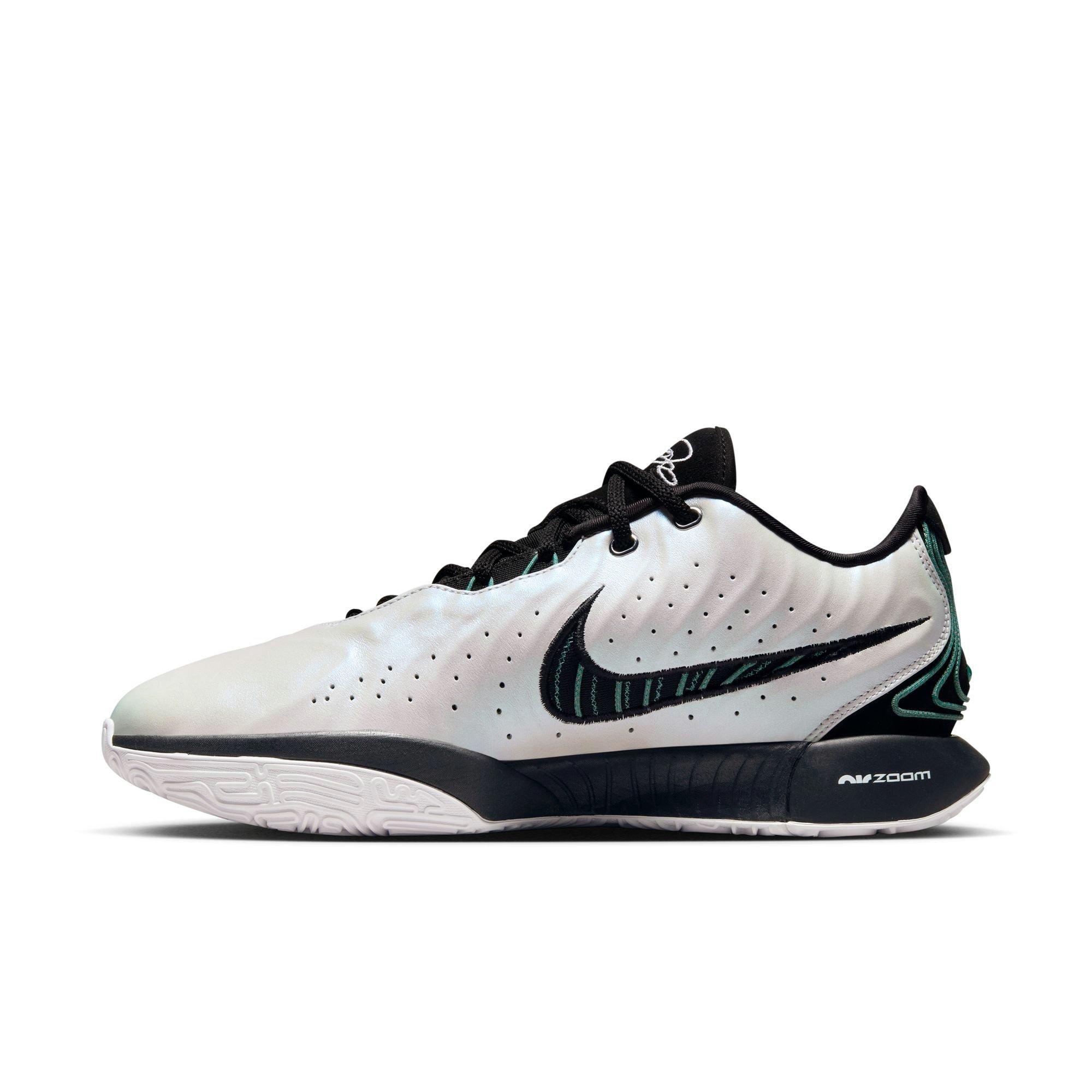 Nike LeBron XXI "Conchiolin" Men's Basketball Shoe - WHITE/BLACK/BICOASTAL Thumbnail View 7