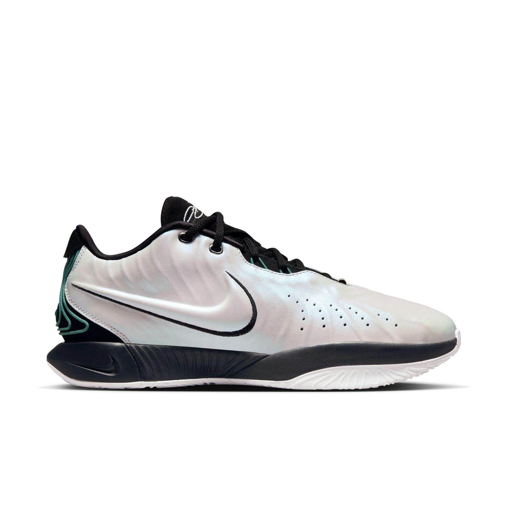 Nike LeBron XXI "Conchiolin" Men's Basketball Shoe - WHITE/BLACK/BICOASTAL Thumbnail View 1