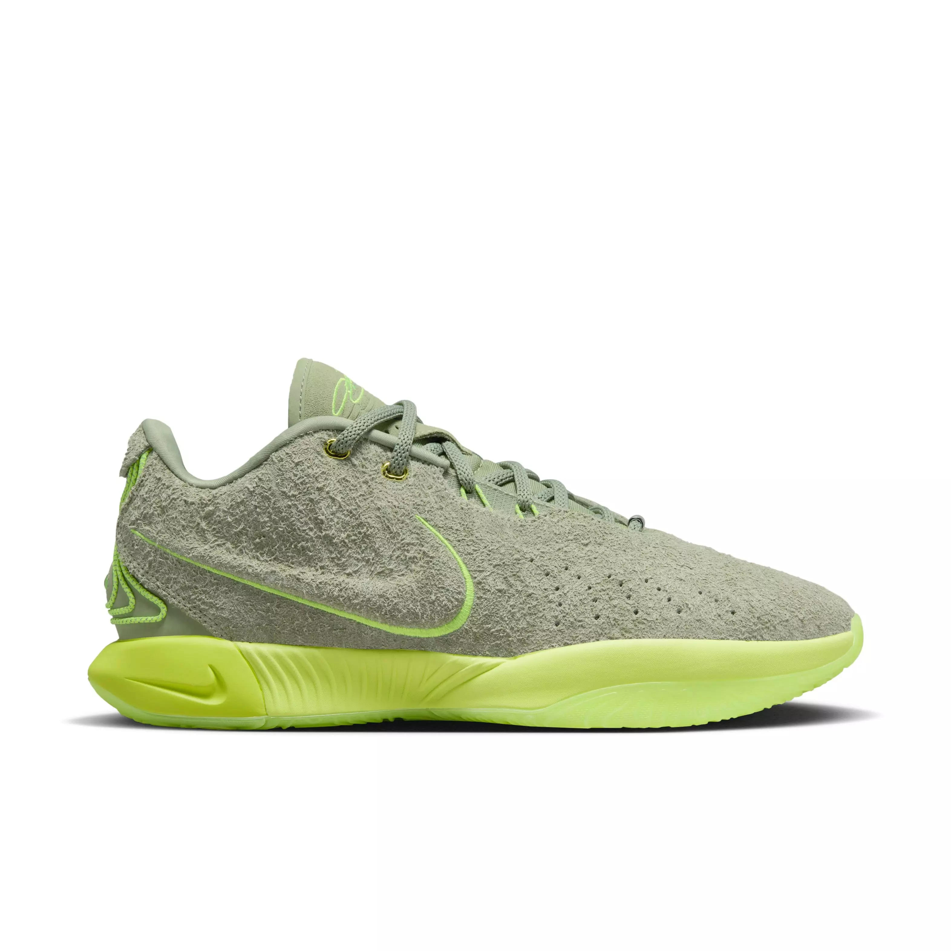 Nike LeBron XXI "Algae" Men's Basketball Shoe - OIL GREEN/VOLT