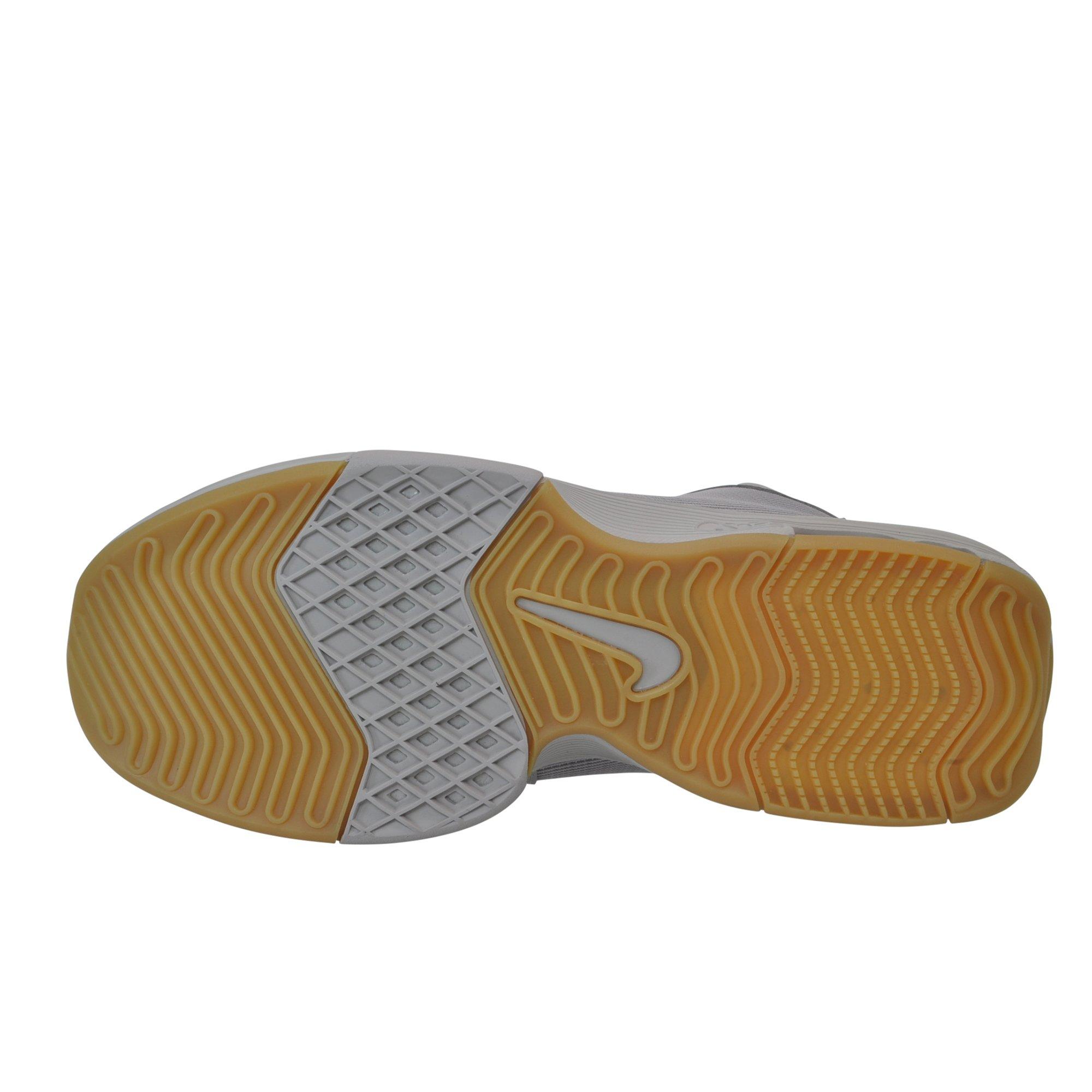 Nike LeBron Witness 8 "Lt Iron Ore/Medium Olive/Sail" Men's Basketball Shoe - GREY Thumbnail View 7