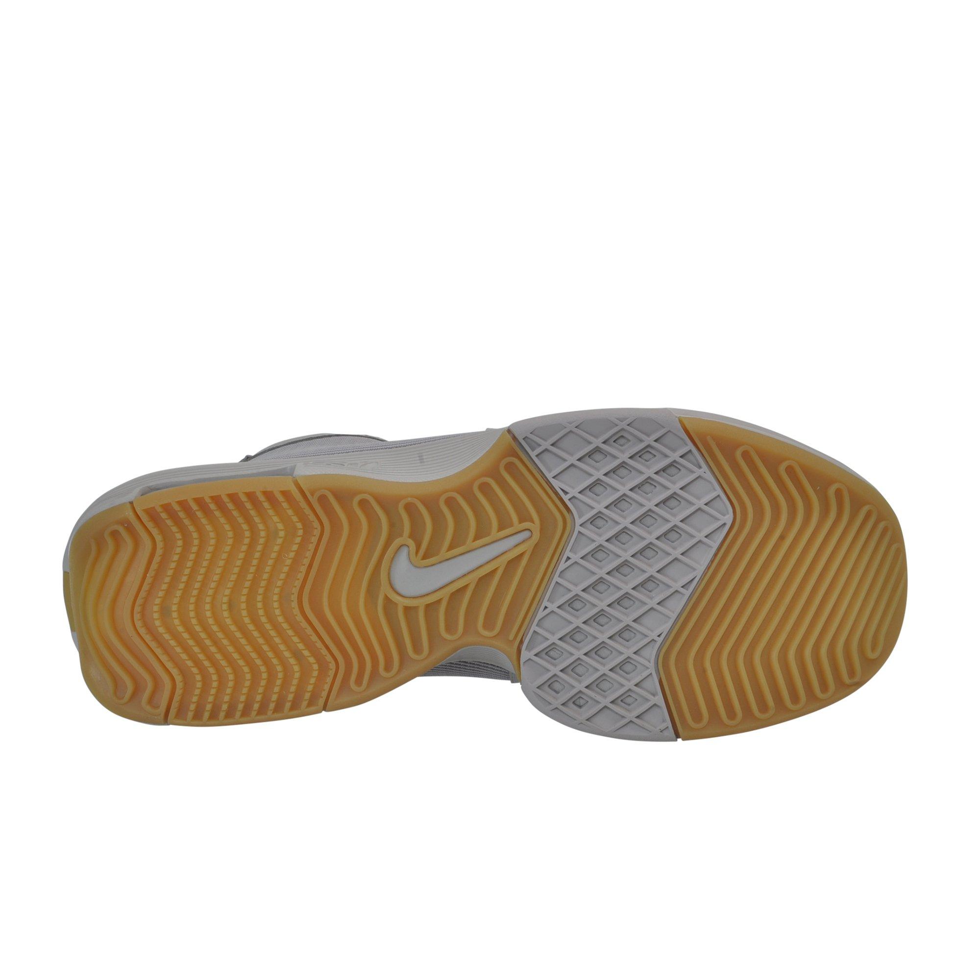 Nike LeBron Witness 8 "Lt Iron Ore/Medium Olive/Sail" Men's Basketball Shoe - GREY Thumbnail View 8