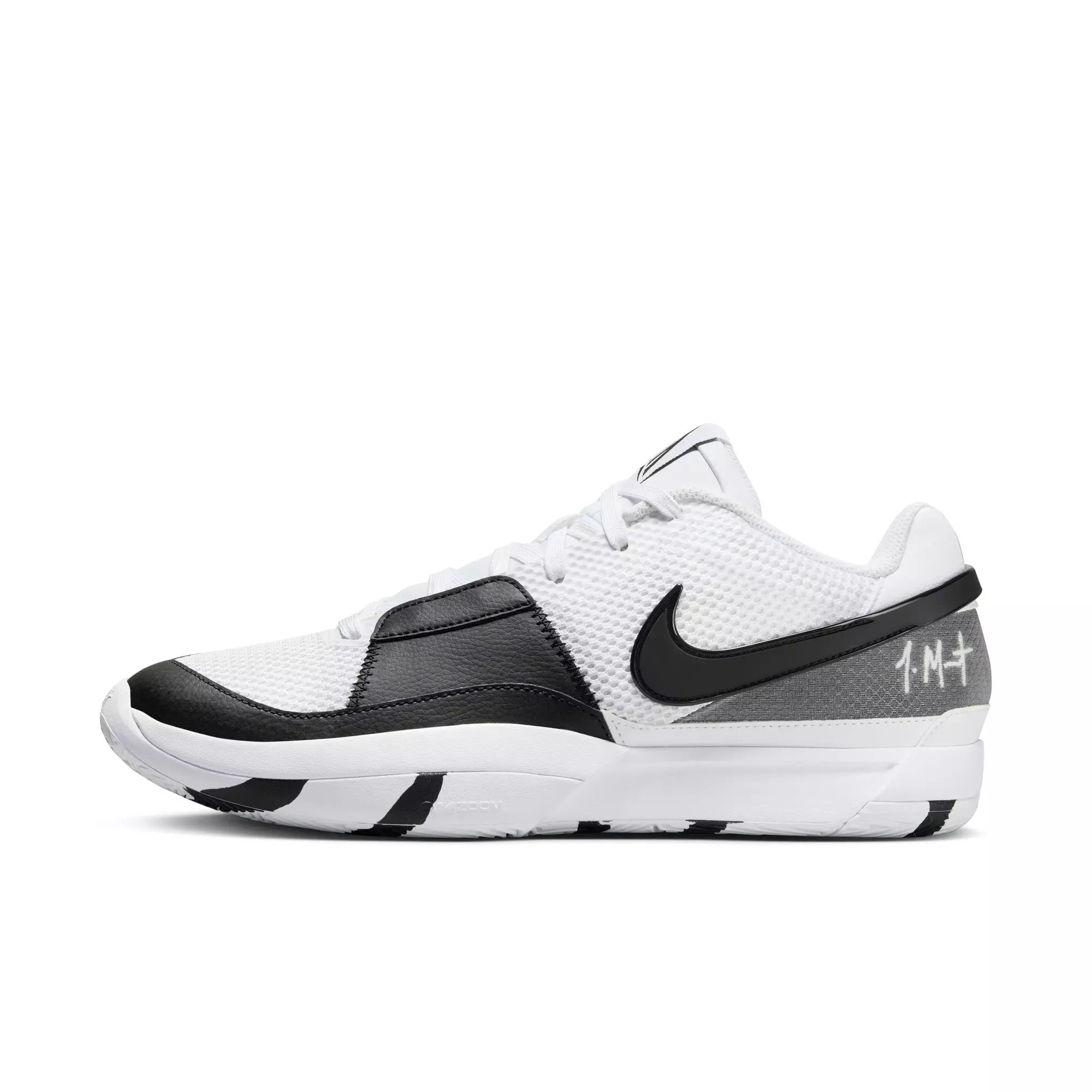 Nike Ja 1 "White/Black" Men's Basketball Shoe - BLACK/WHITE
