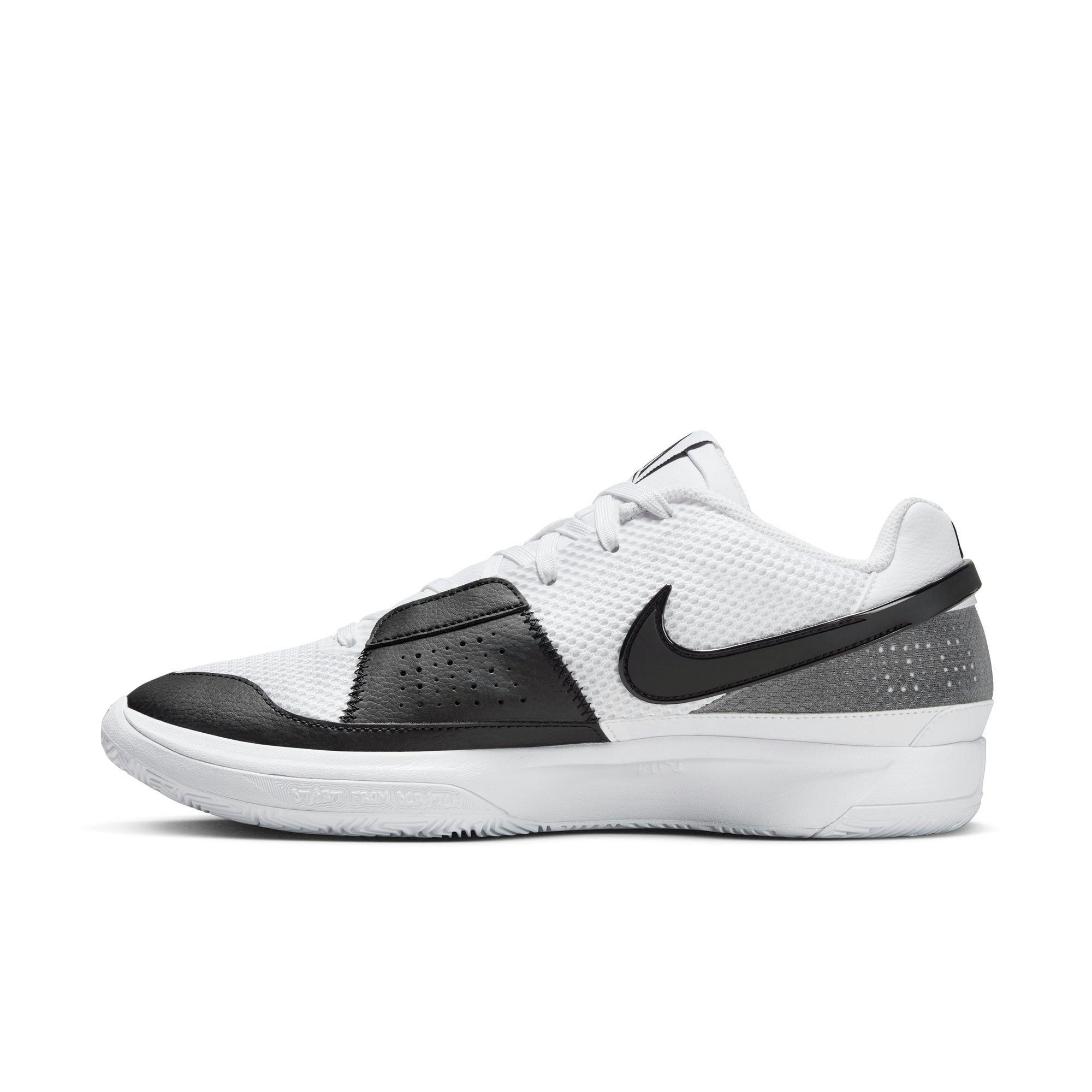 Nike Ja 1 "White/Black" Men's Basketball Shoe - BLACK/WHITE Thumbnail View 4