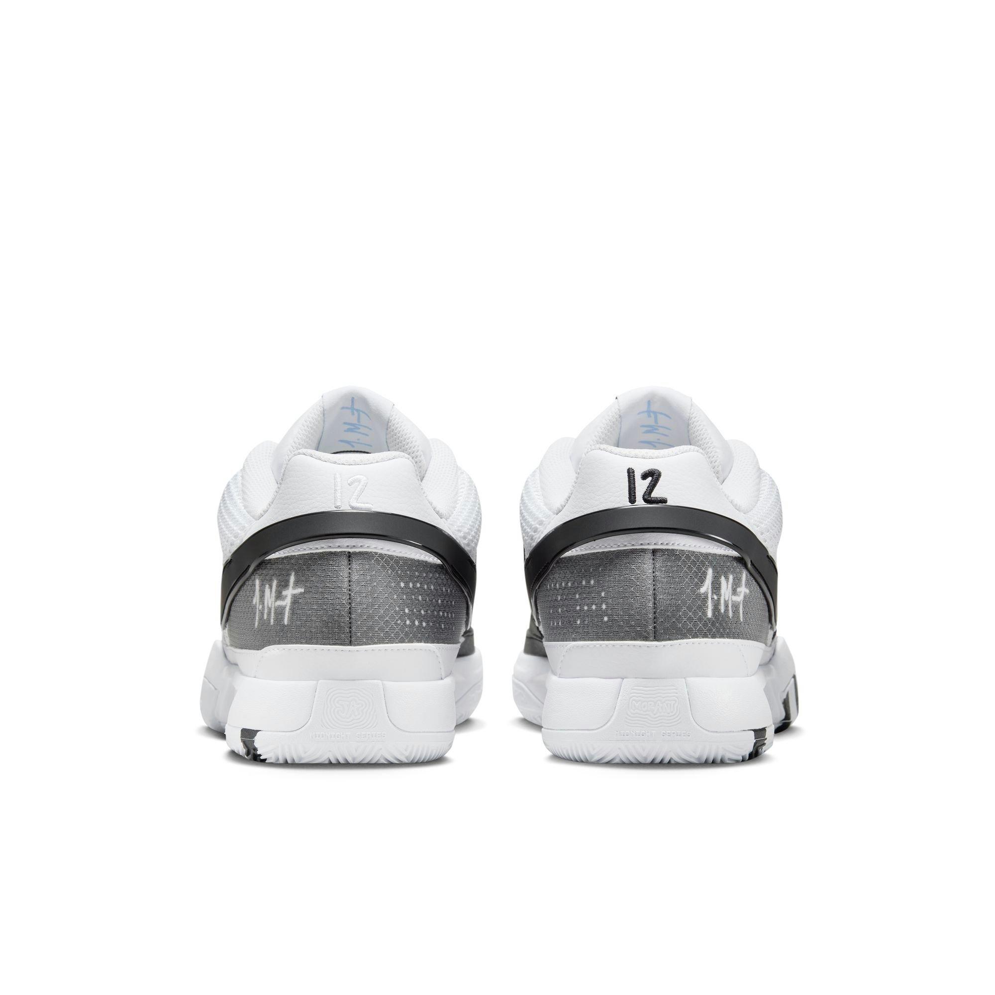 Nike Ja 1 "White/Black" Men's Basketball Shoe - BLACK/WHITE Thumbnail View 6