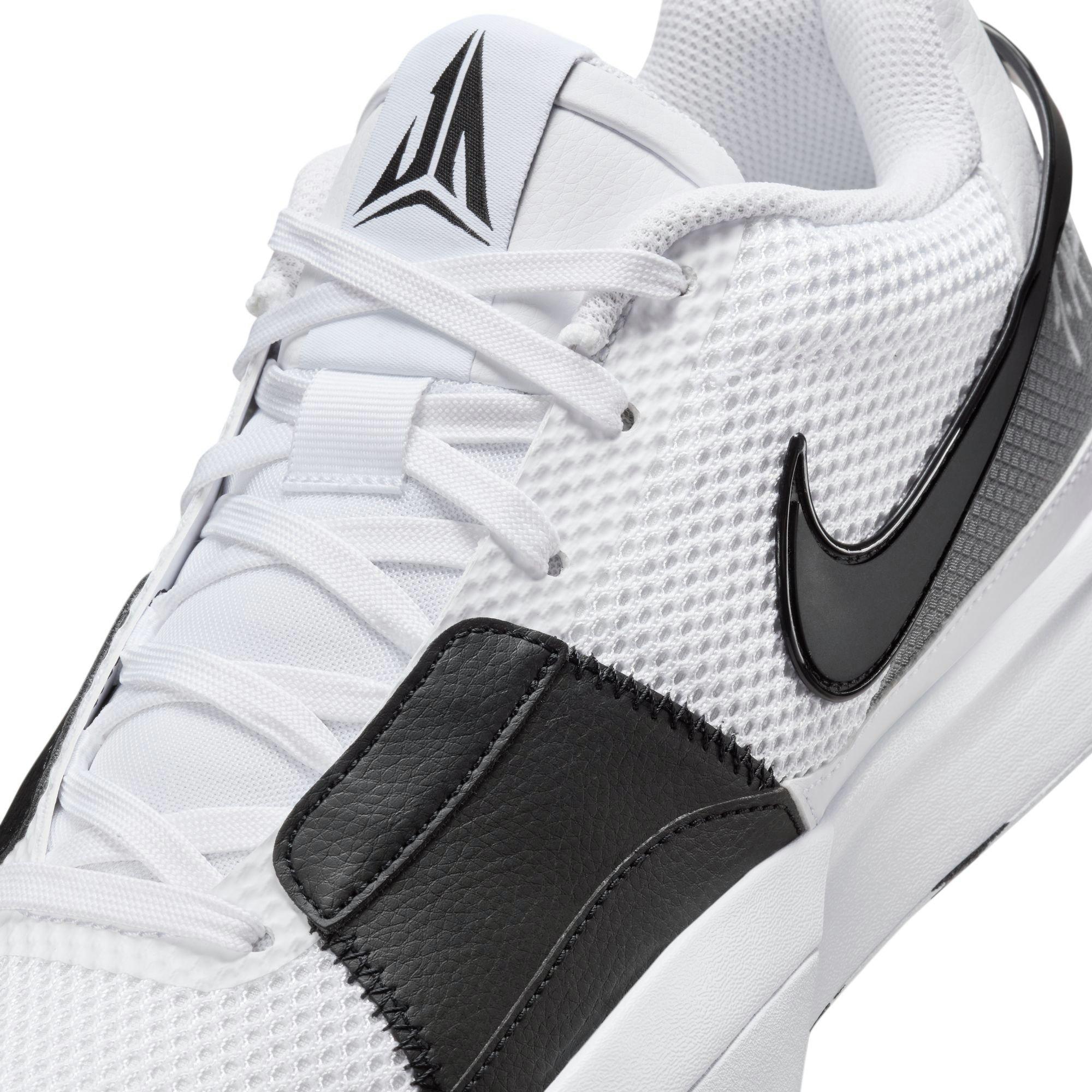 Nike Ja 1 "White/Black" Men's Basketball Shoe - BLACK/WHITE Thumbnail View 10