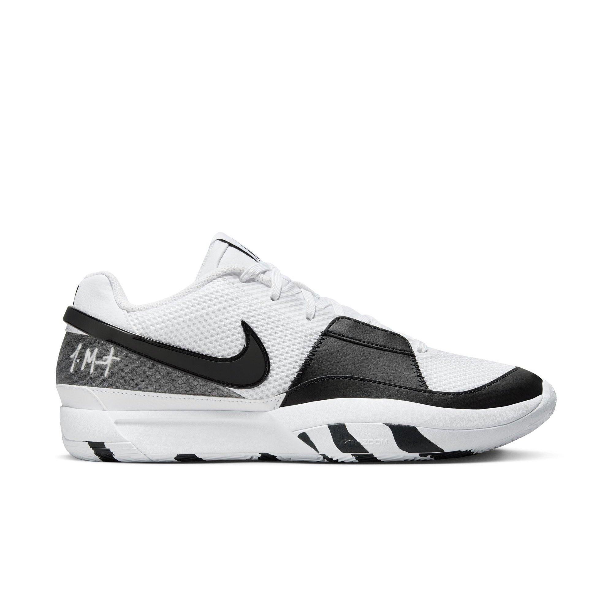 Nike Ja 1 "White/Black" Men's Basketball Shoe - BLACK/WHITE Thumbnail View 1