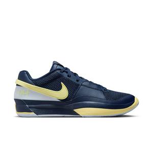 Navy and gold hot sale basketball shoes