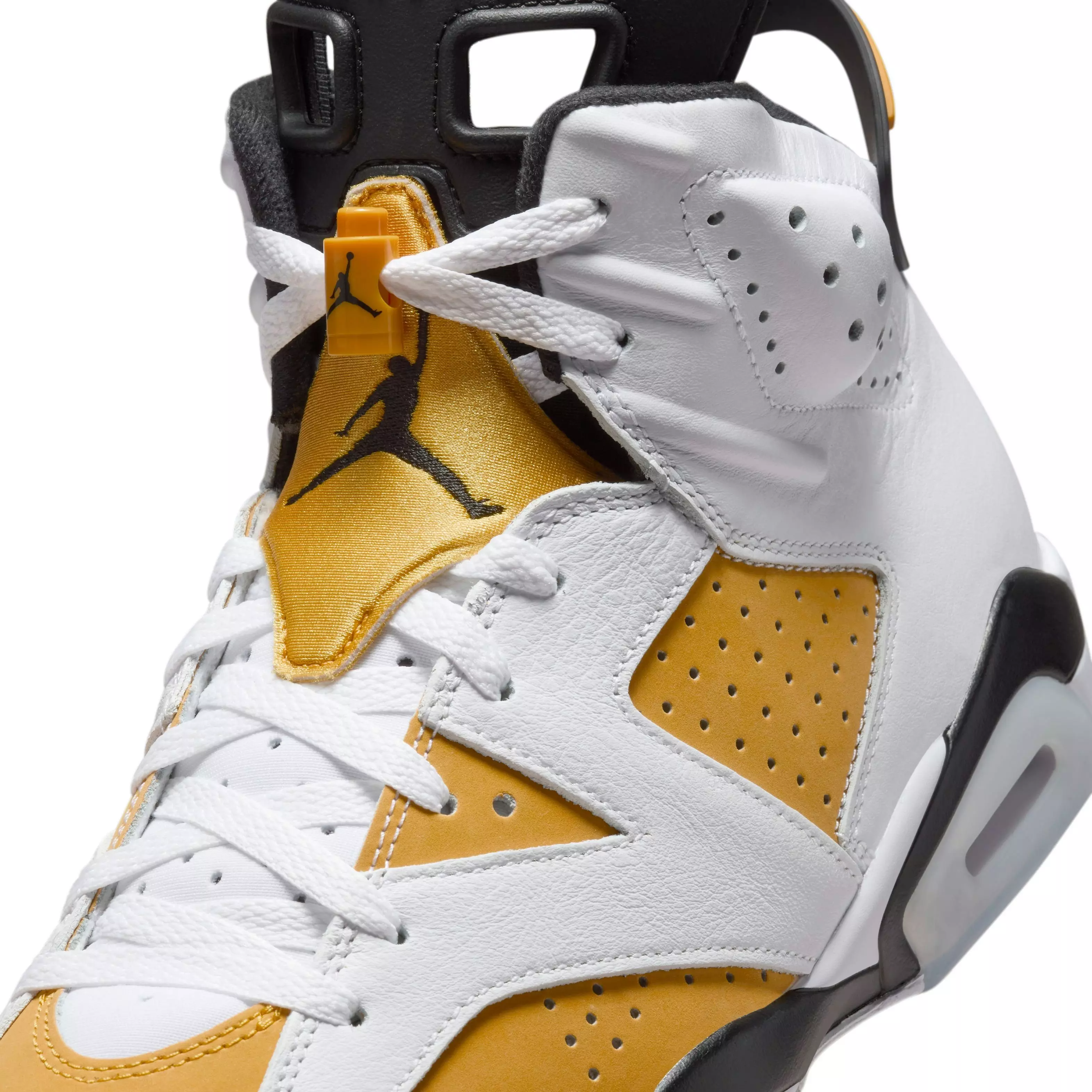 Jordan 6 Retro "Yellow Ochre" Men's Shoe - WHITE/YELLOW OCHRE/BLACK