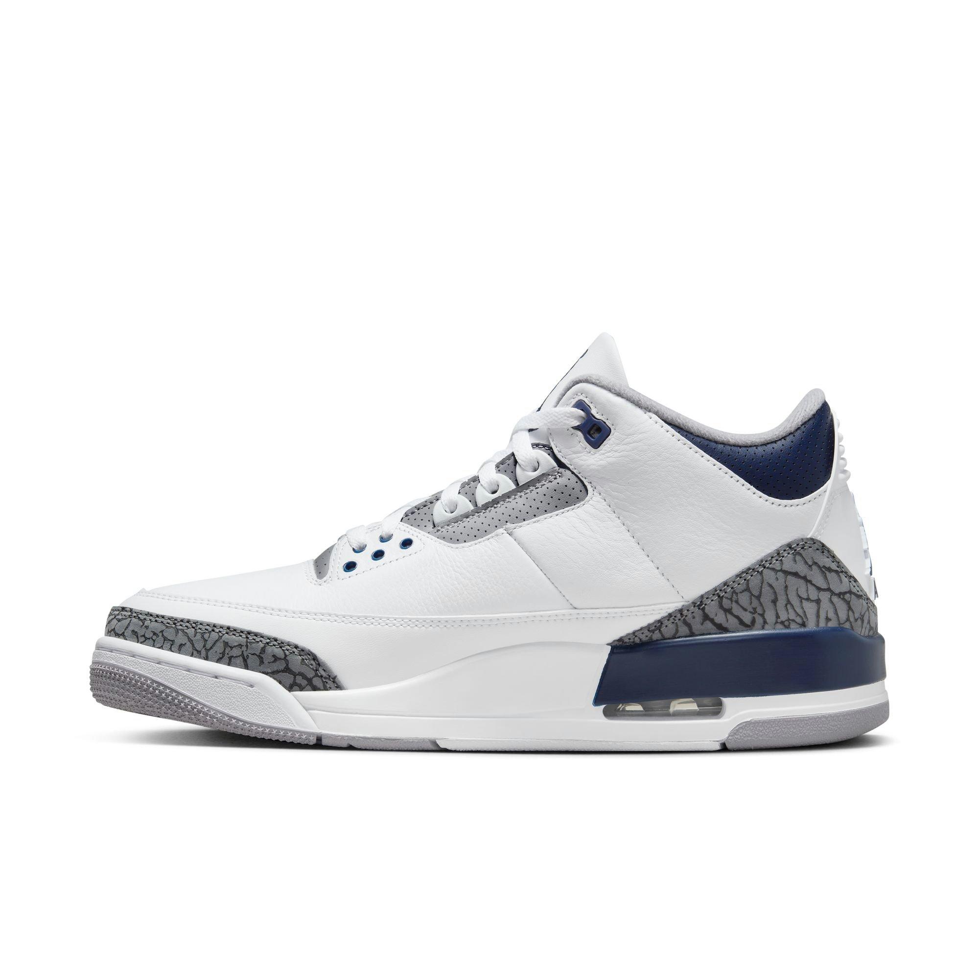 Jordan 3 Retro Men's Midnight Navy Shoe