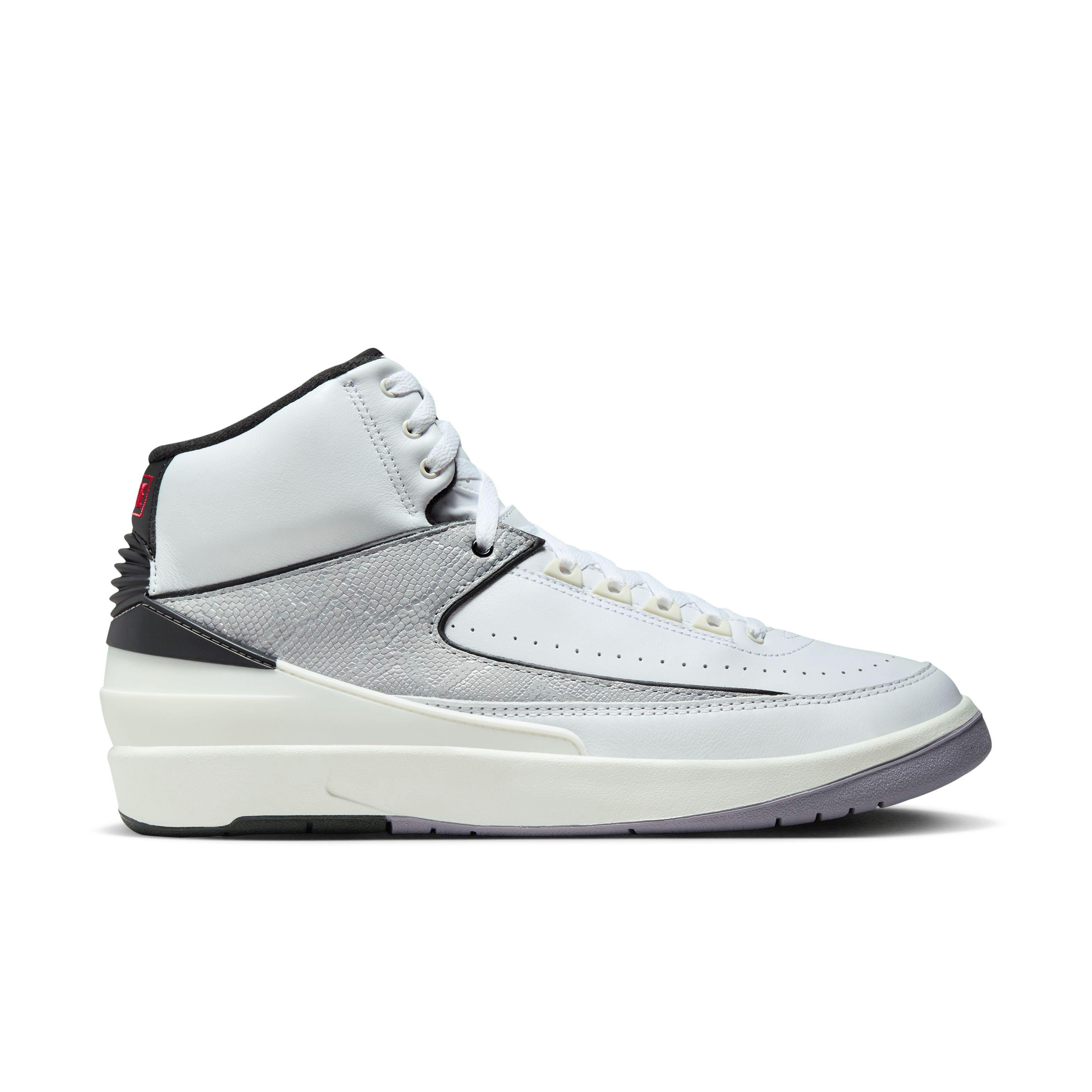 Jordan 2 Retro "Python" Men's Shoe - WHITE/FIRE RED/BLACK