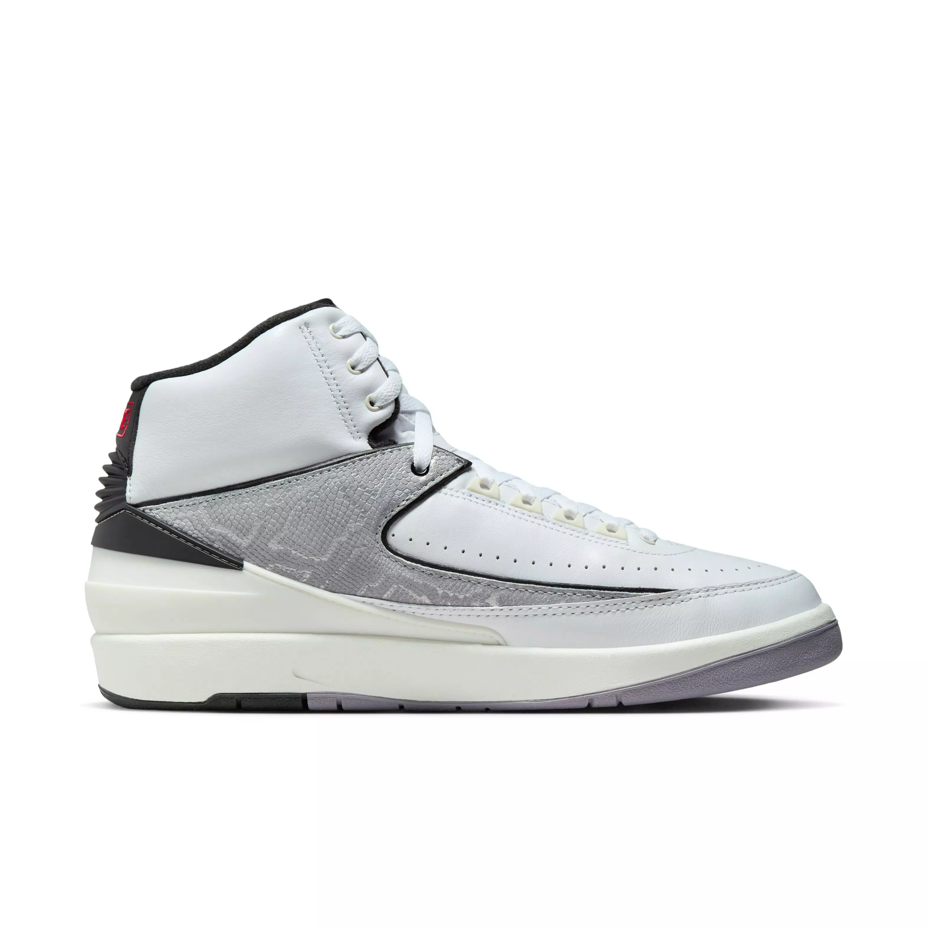 Jordan 2 Retro "Python" Men's Shoe - WHITE/FIRE RED/BLACK