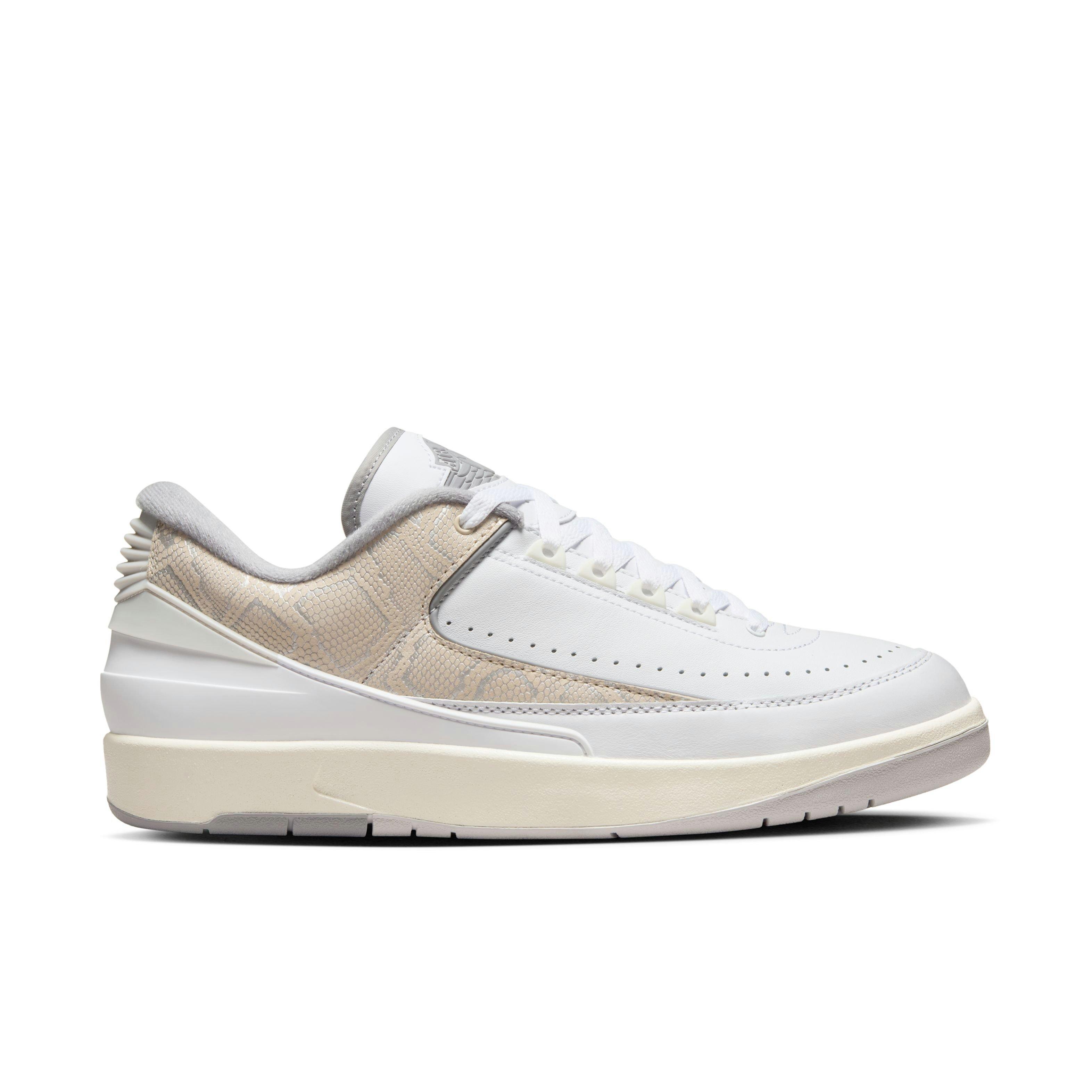 Jordan 2 Retro Low "Python" Men's Shoe - WHITE/CEMENT GREY/SANDDRIFT