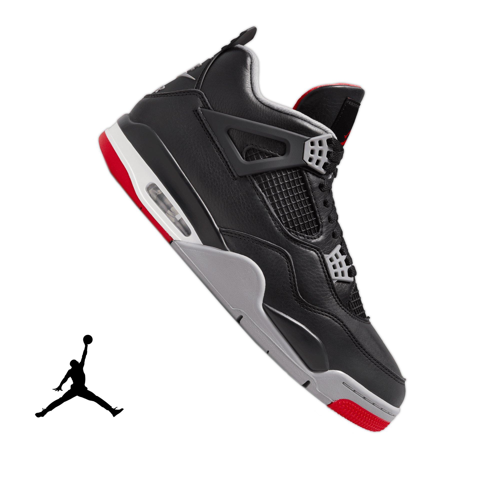 Jordan 4 bred 2025 hibbett sports