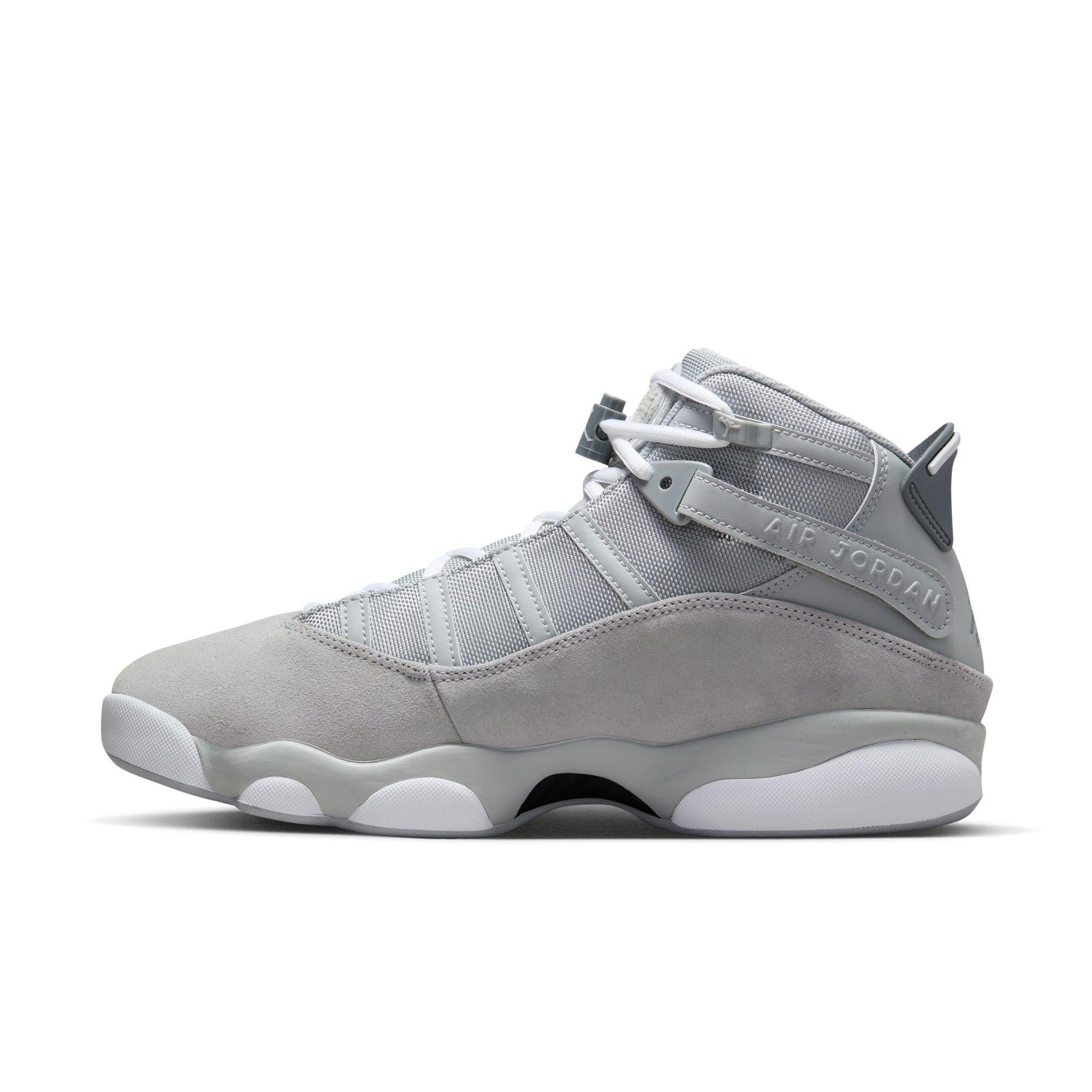Jordan 6 Rings "Wolf Grey/Cool Grey/White" Men's Shoe - GREY/WHITE Thumbnail View 3