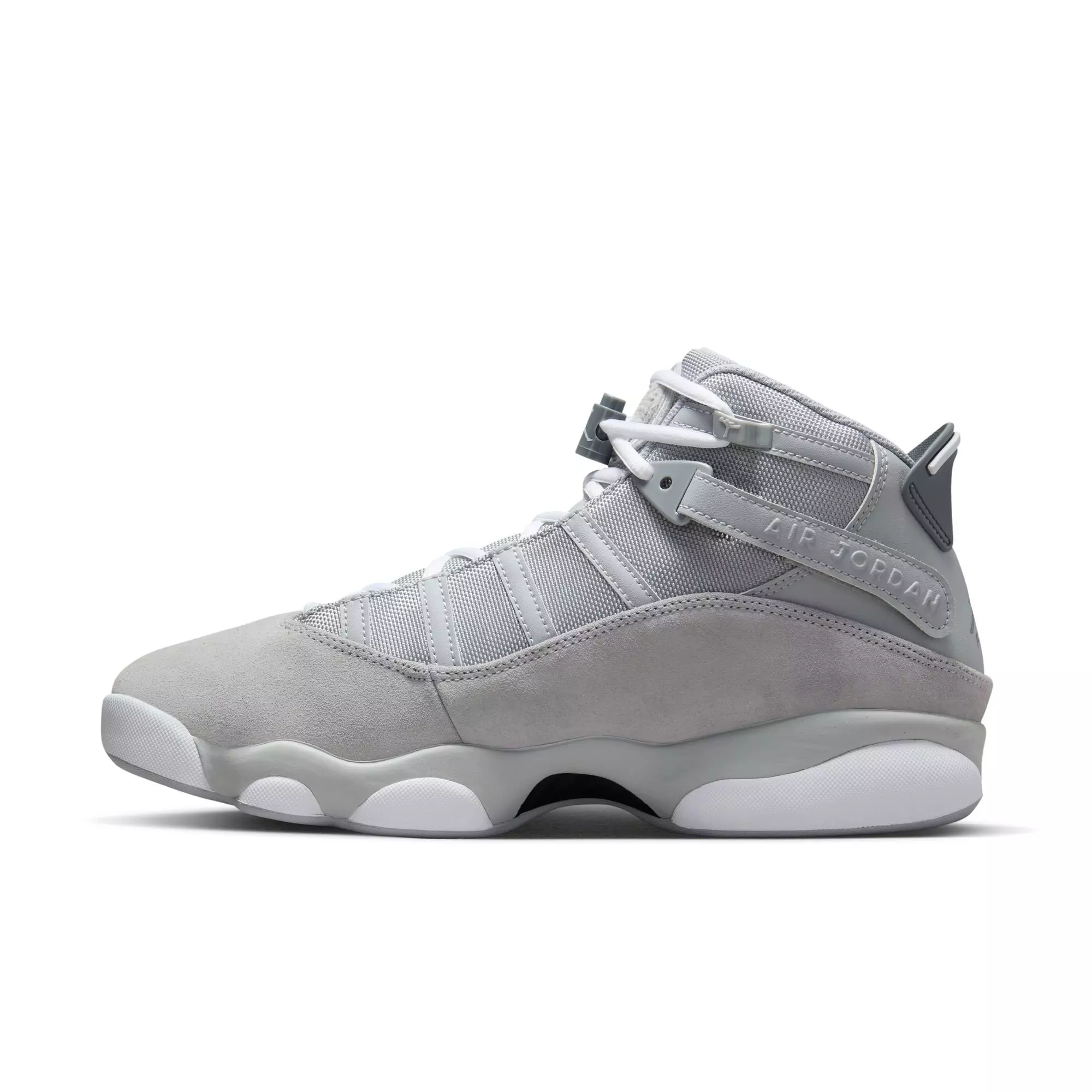 Jordan 6 Rings "Wolf Grey/Cool Grey/White" Men's Shoe - GREY/WHITE
